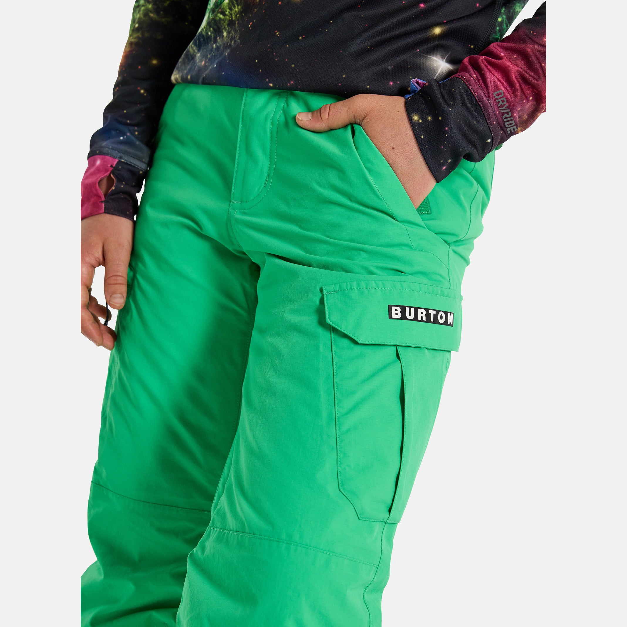 Boys & Girls Green Snow Trousers