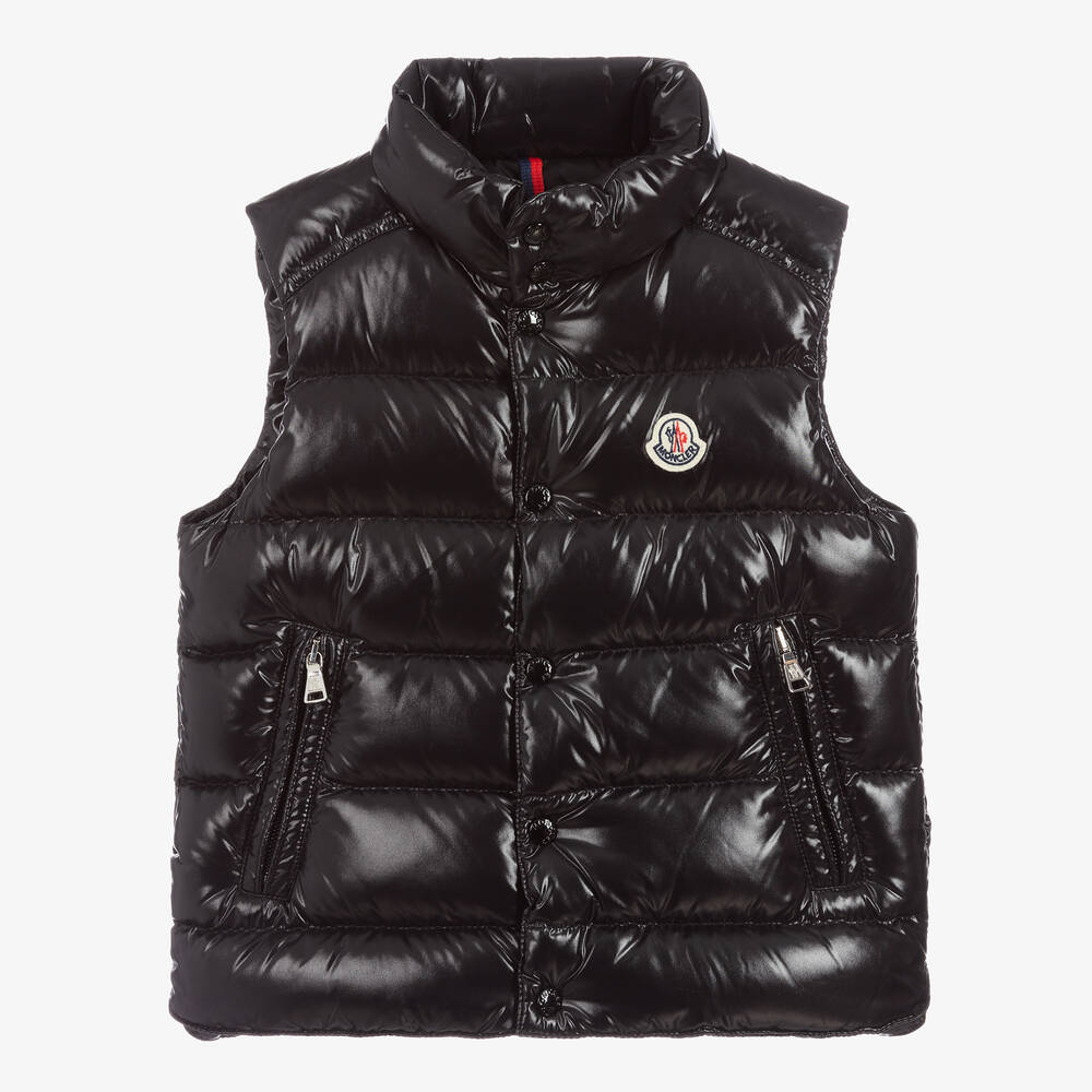 Boys & Girls Black "TIB" Padded Down Gilet