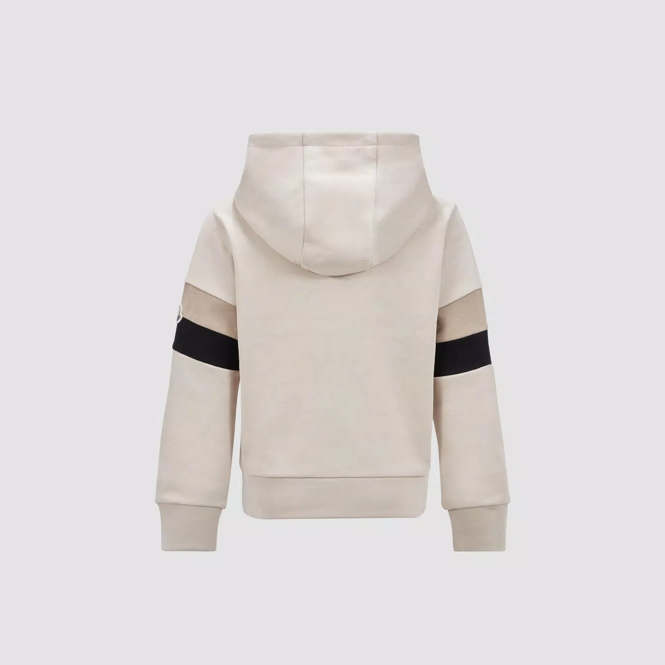 Boys Beige Hooded Cotton Sweatshirt