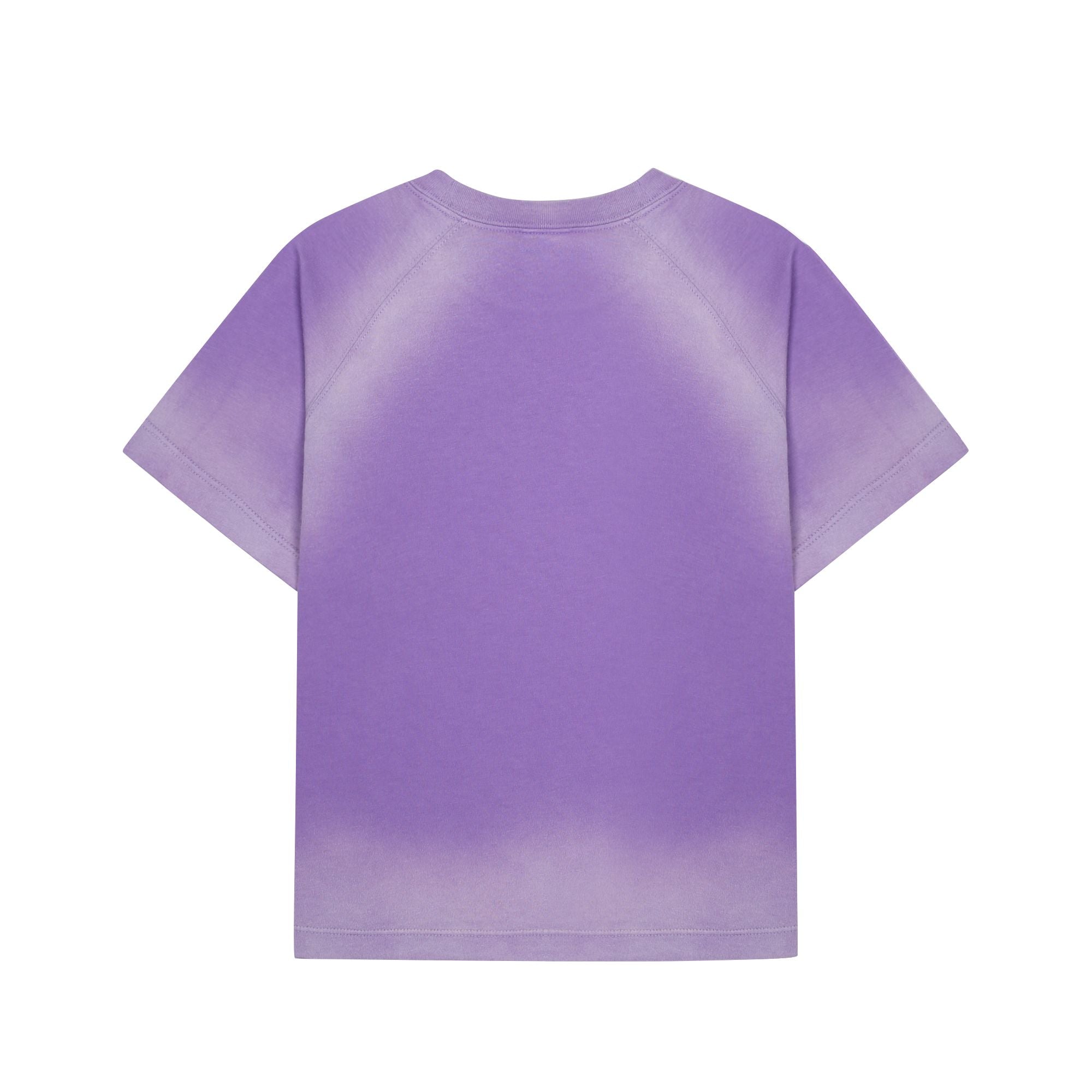 Boys & Girls Purple Printed Cotton T-Shirt