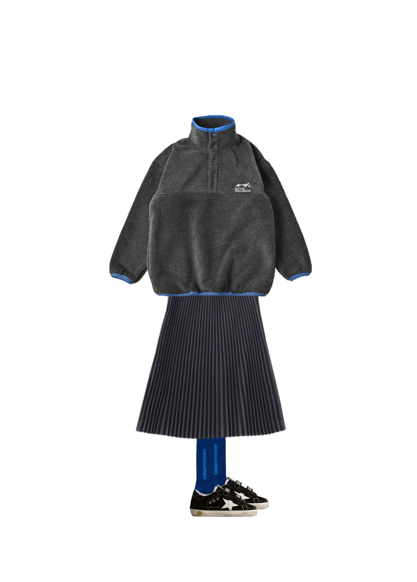 Boys & Girls Blue Wool Socks