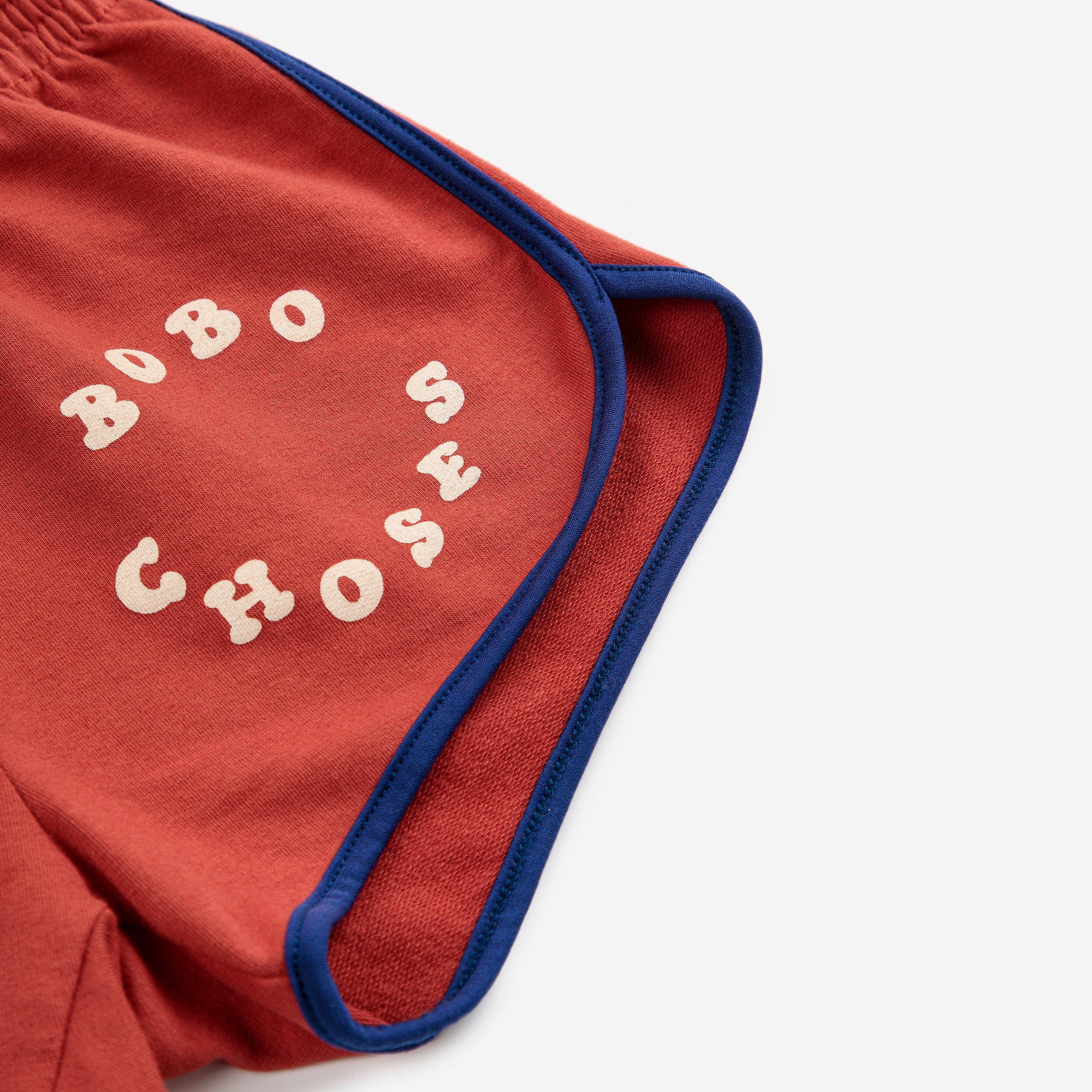 Boys & Girls Red Logo Cotton Shorts