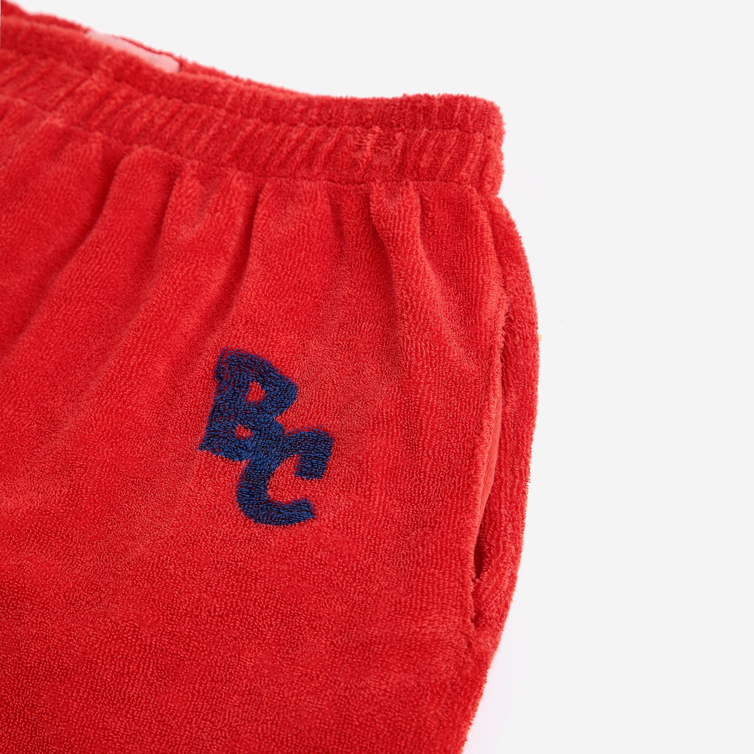 Boys & Girls Red Cotton Trousers