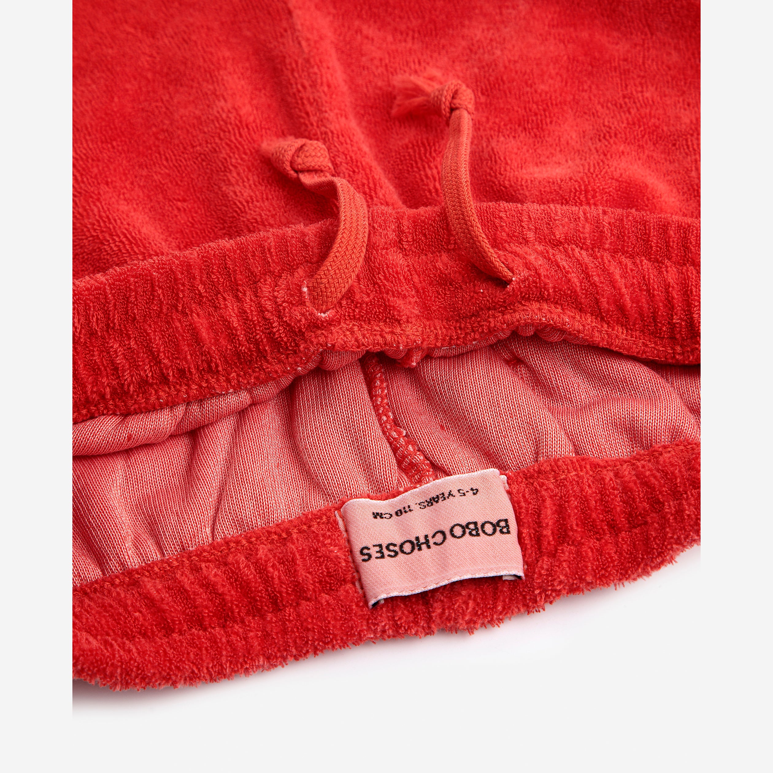 Boys & Girls Red Cotton Trousers