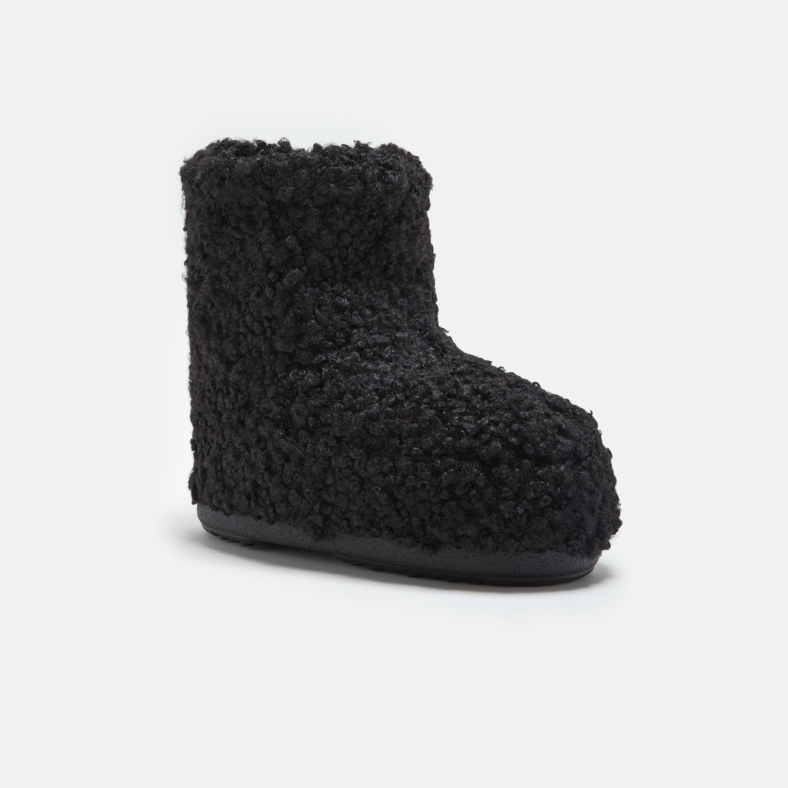 Girls Black "ICON LOW" Short Boots