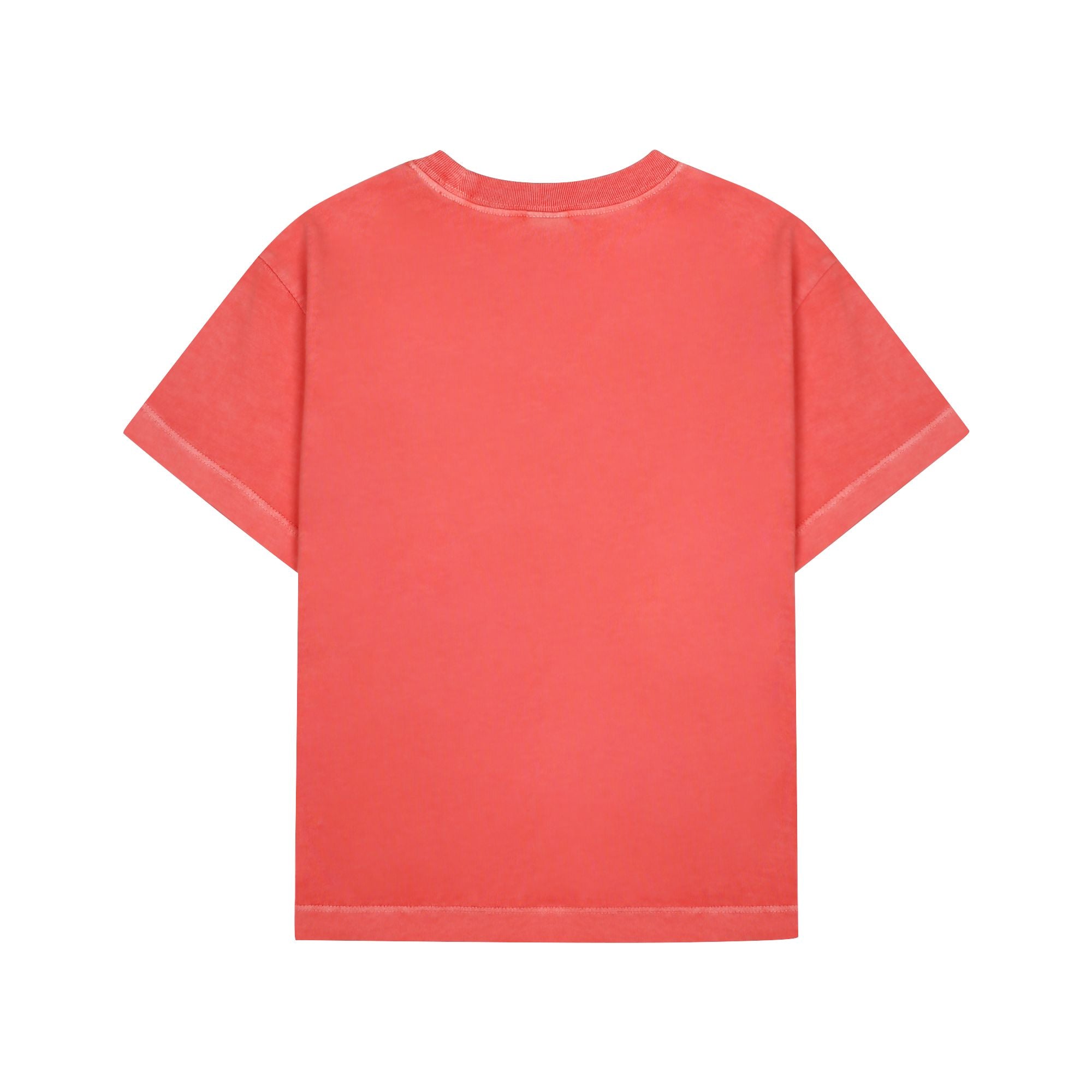Boys & Girls Red Logo Cotton T-Shirt