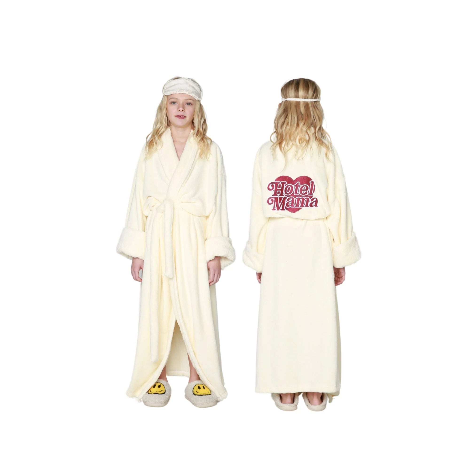 Boys & Girls White Bathrobe