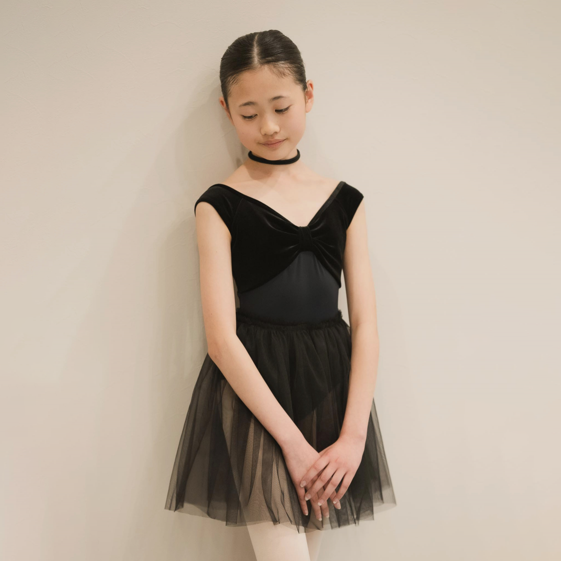 Justaucorps de ballet noirs pour filles (191470436/Promenade/Velvet Noir)