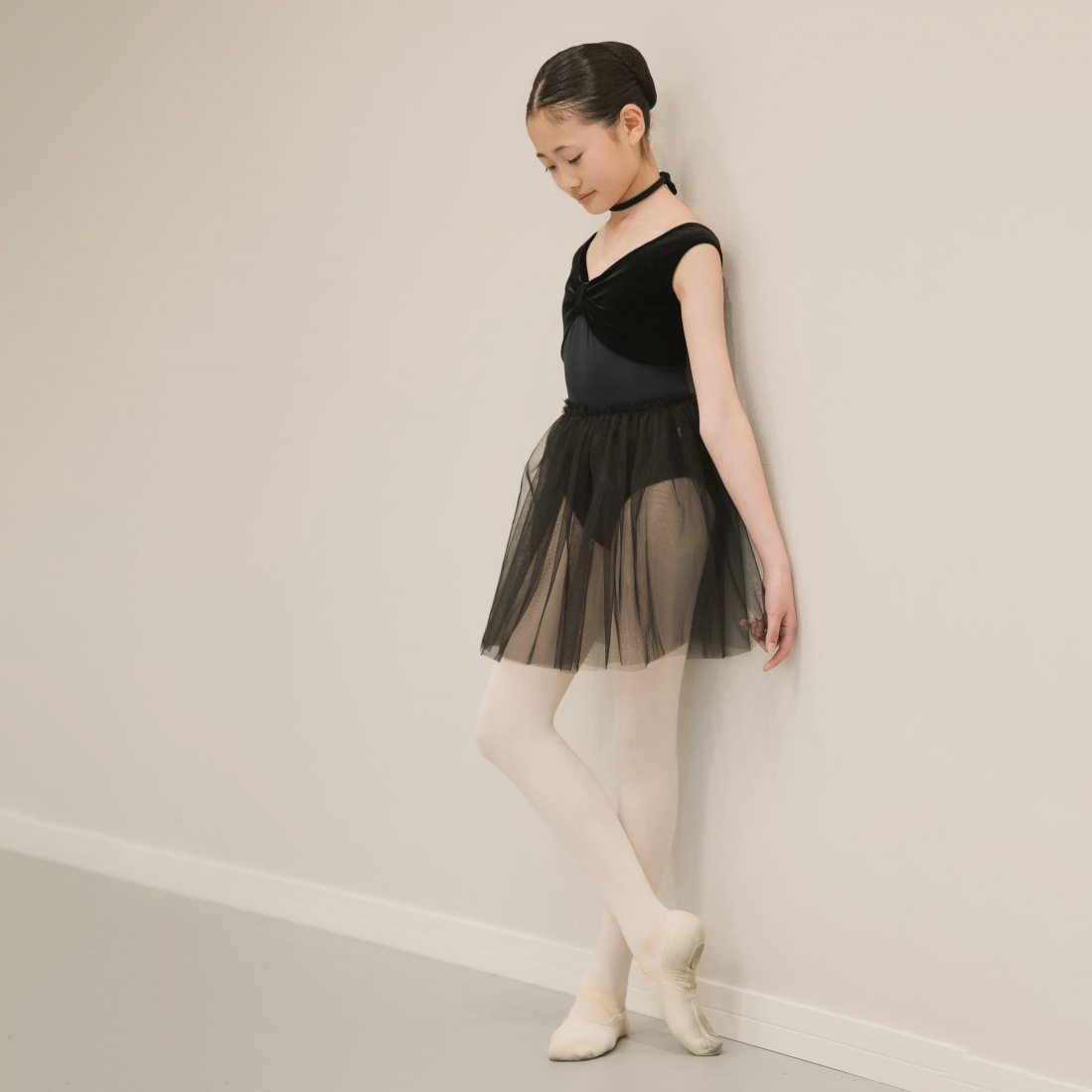 Justaucorps de ballet noirs pour filles (191470436/Promenade/Velvet Noir)