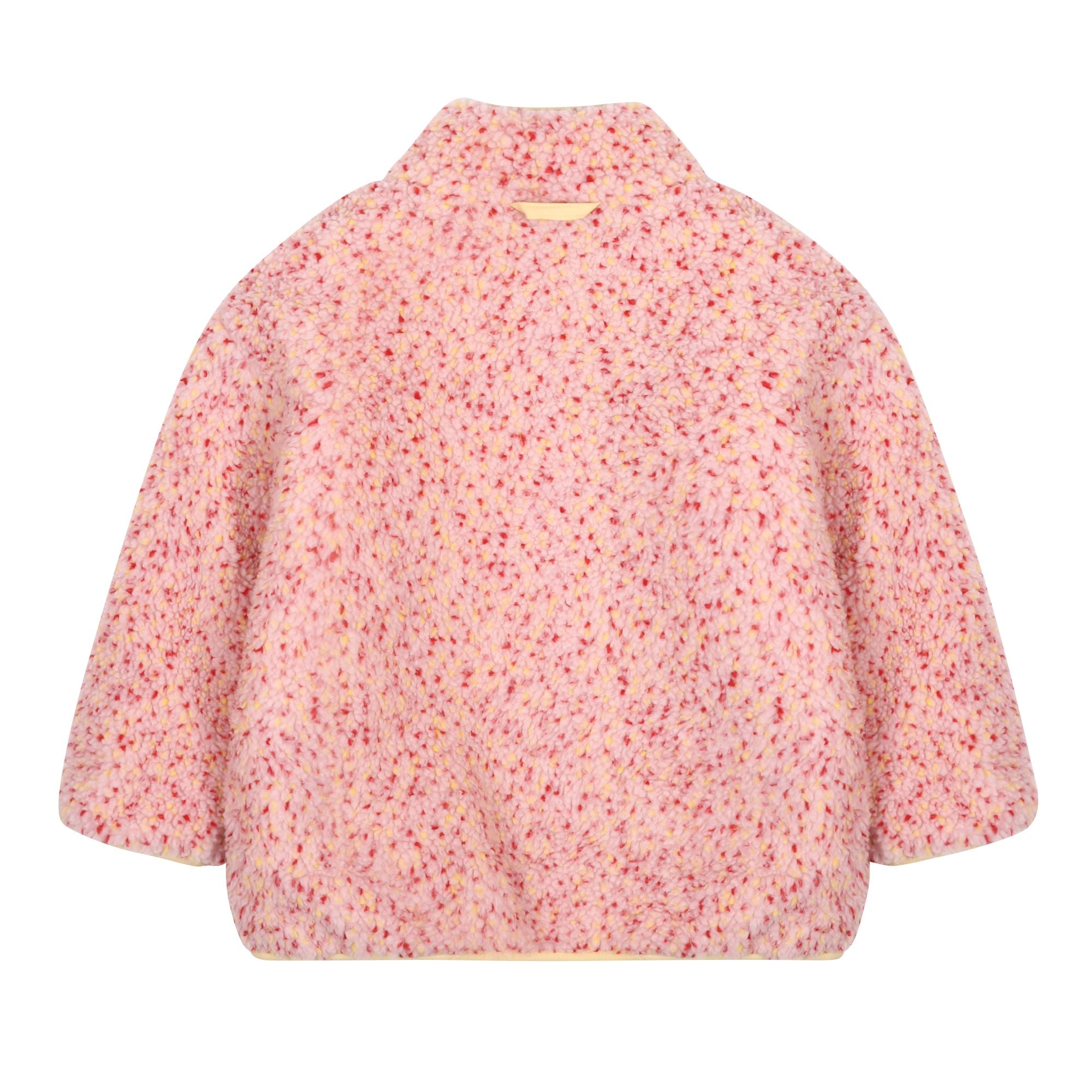 Girls Pink Fleece Padded Jacket