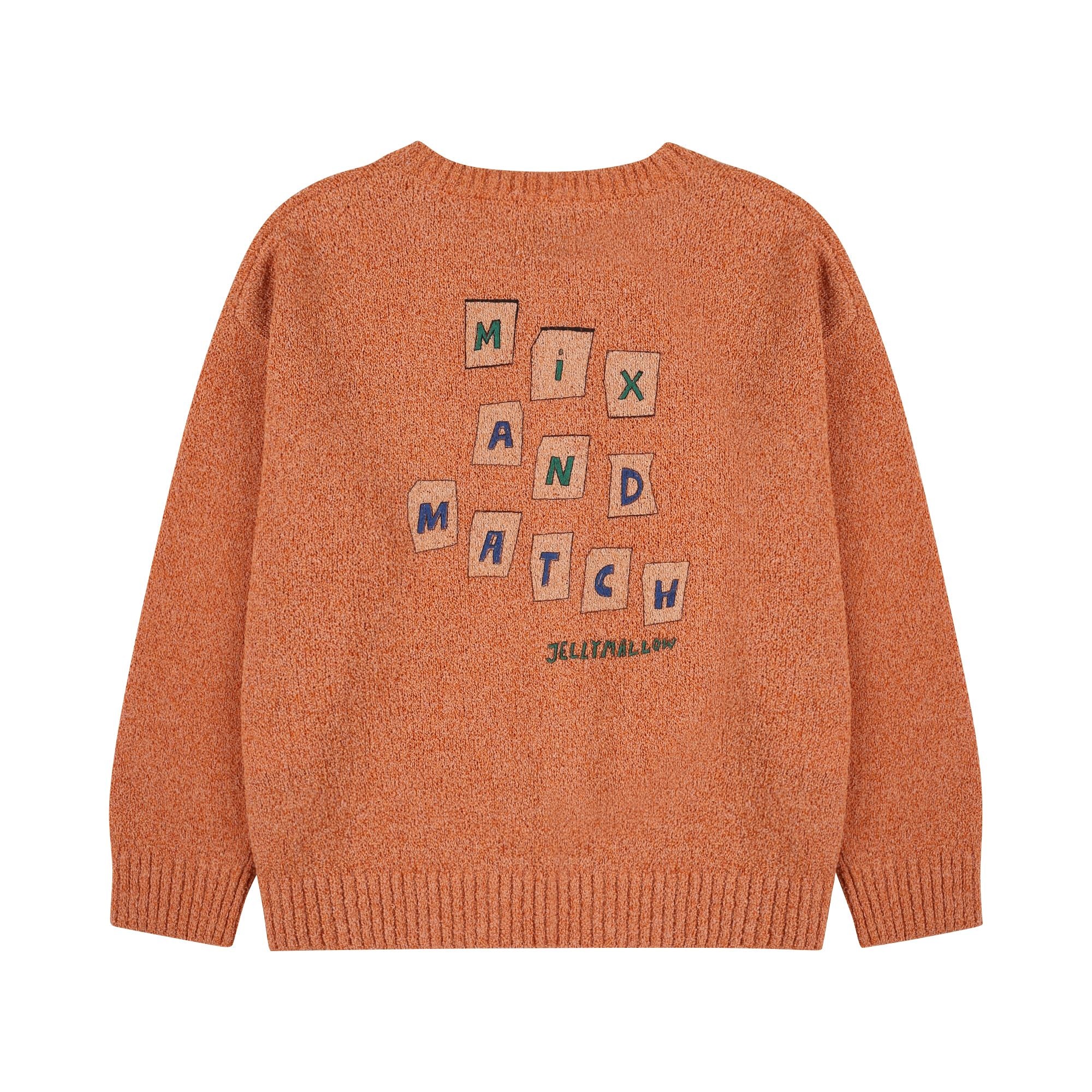 Boys & Girls Orange Knit Cardigan
