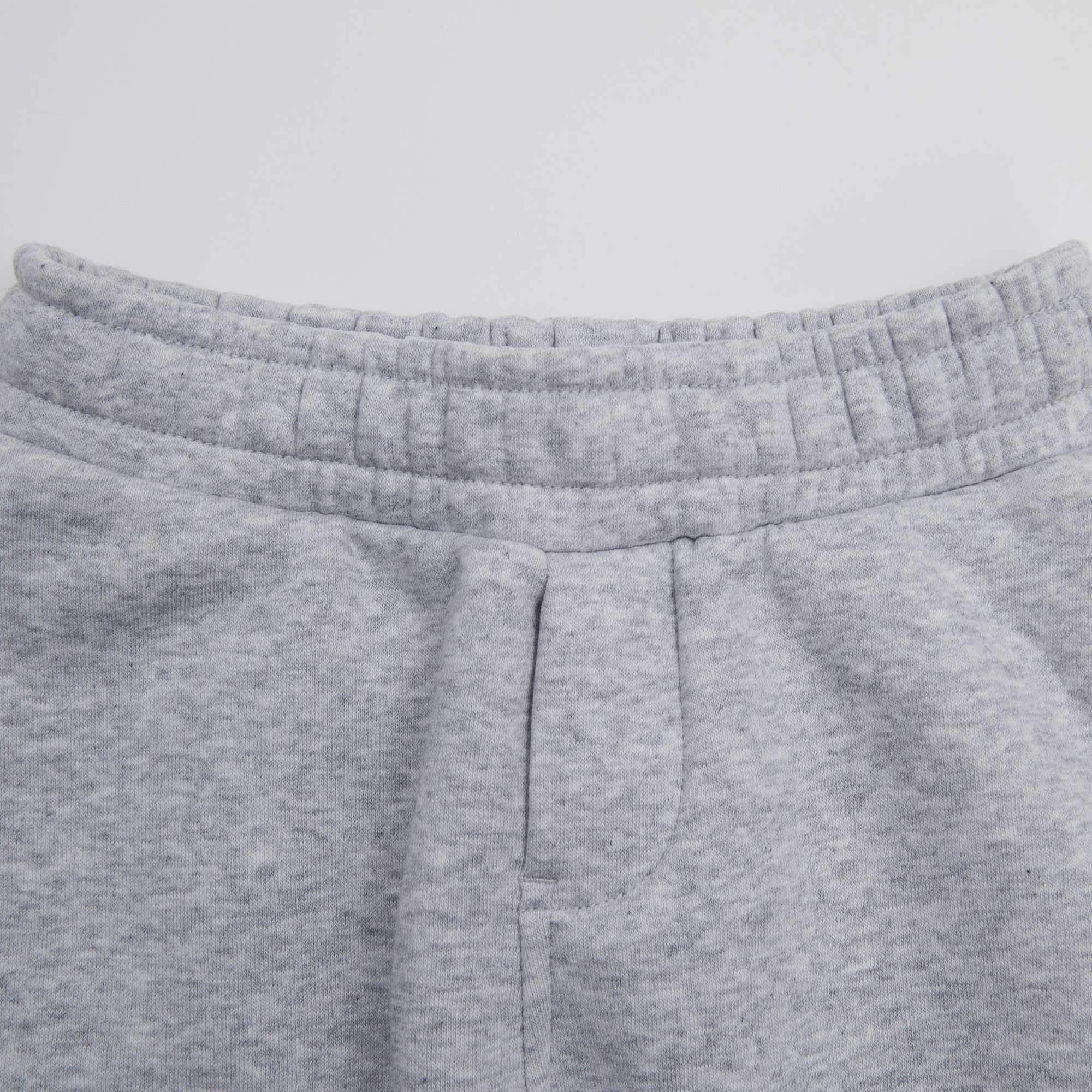 Boys Grey Logo Cotton Trousers