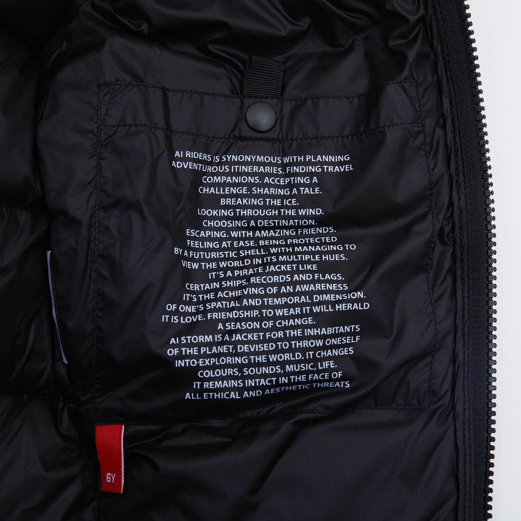 Boys & Girls Black Padded Down Jacket