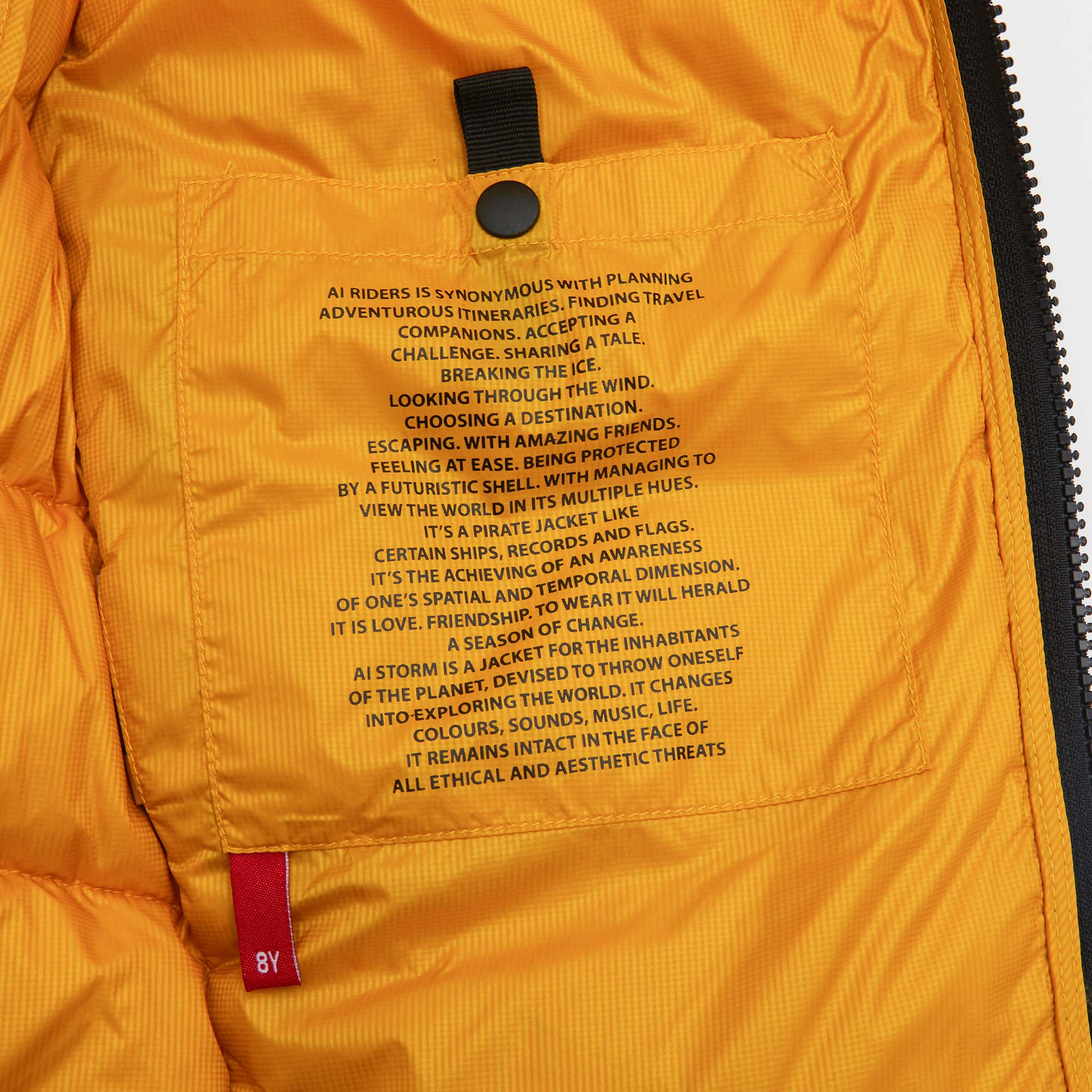 Boys & Girls Yellow Padded Down Jacket