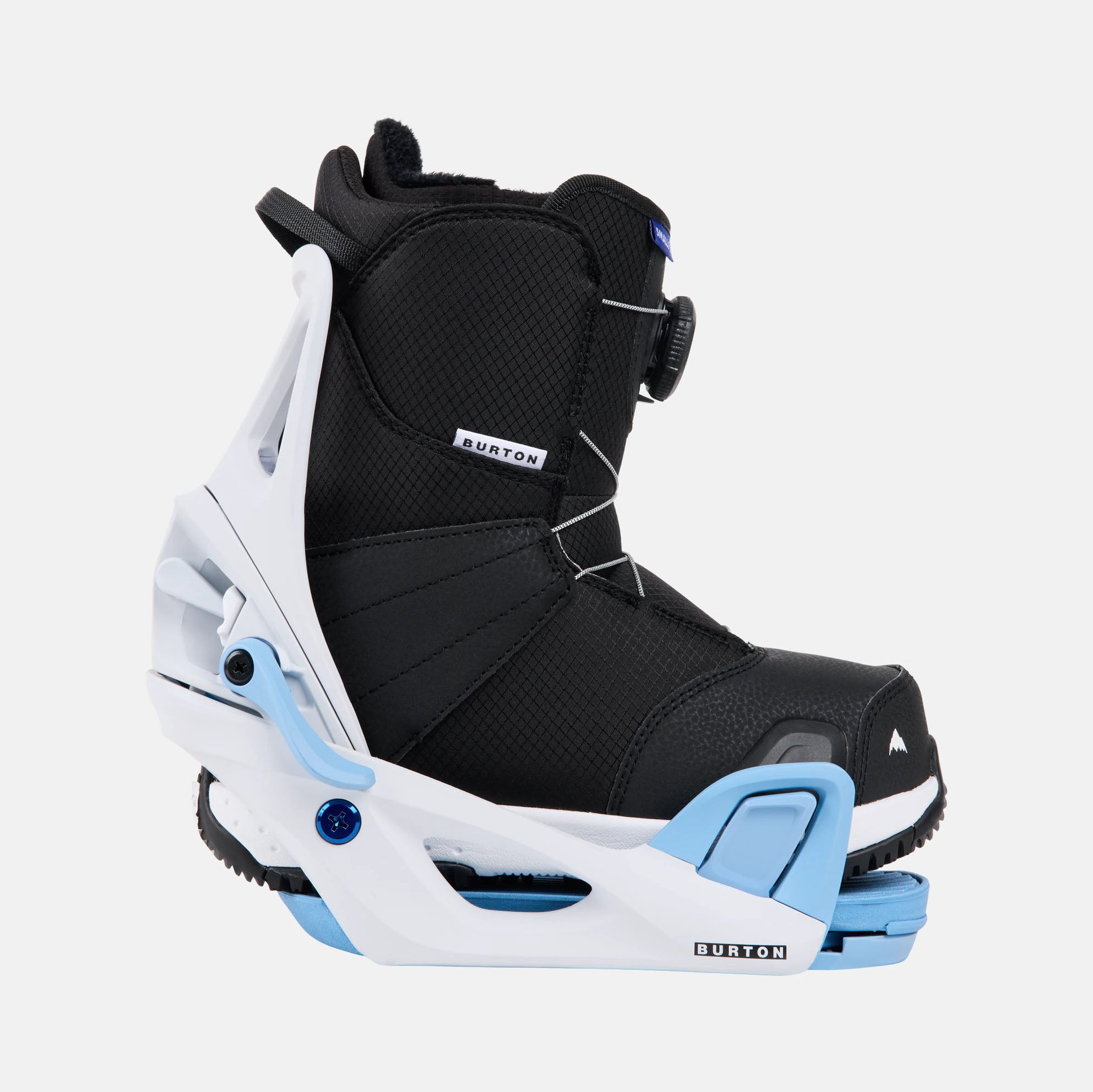 Boys & Girls Light Blue "Step On" Snowboard Bindings