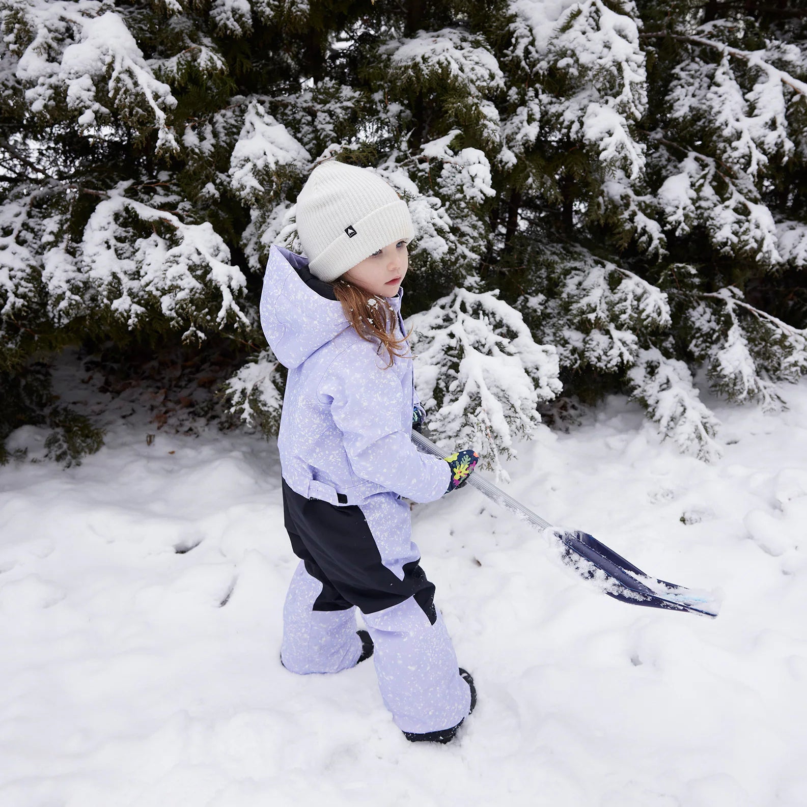Boys & Girls Purple Snowsuit