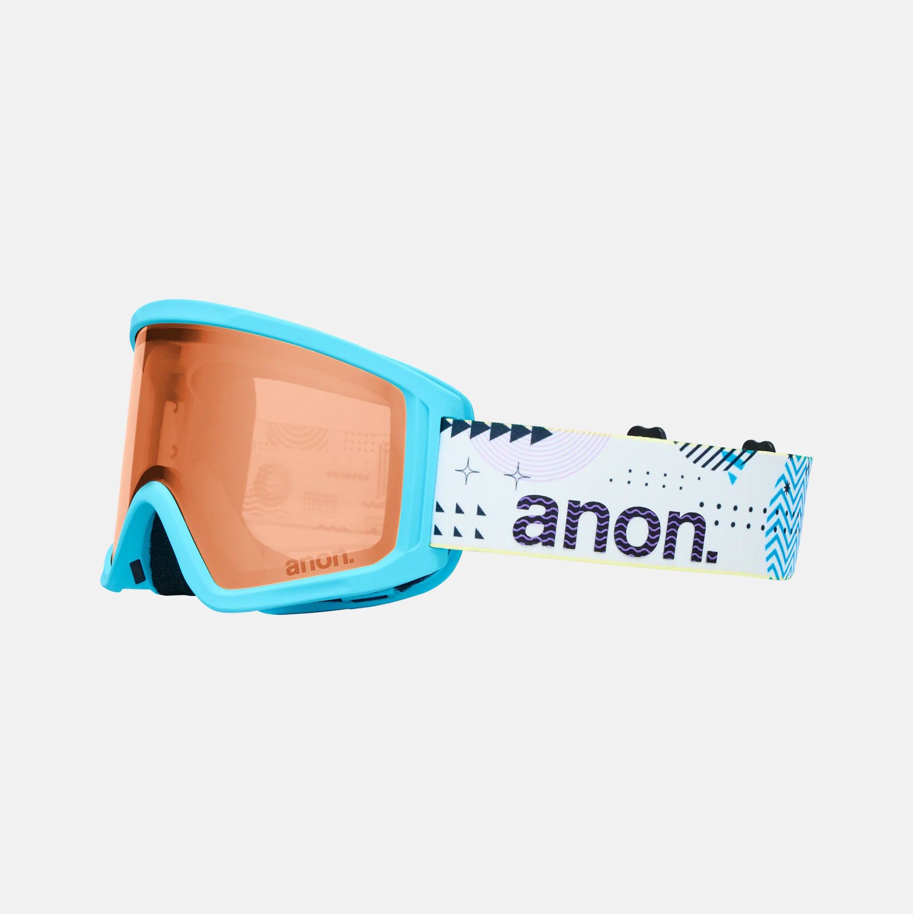 Boys & Girls Light Blue "Anon Tracker 2.0" Ski Goggles & Face Mask Set