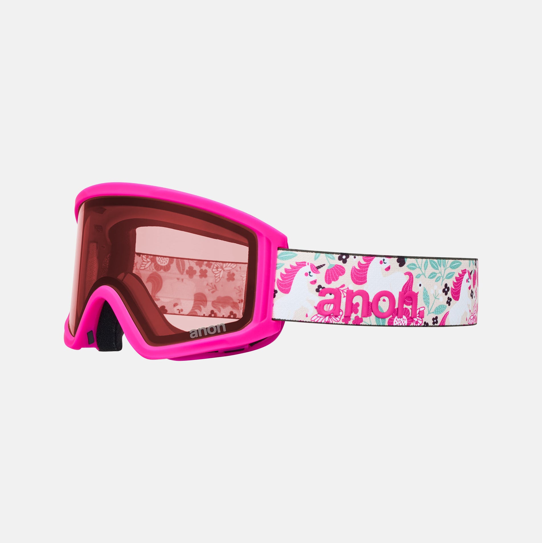 Boys & Girls Pink "Anon Tracker 2.0" Ski Goggles & Face Mask Set