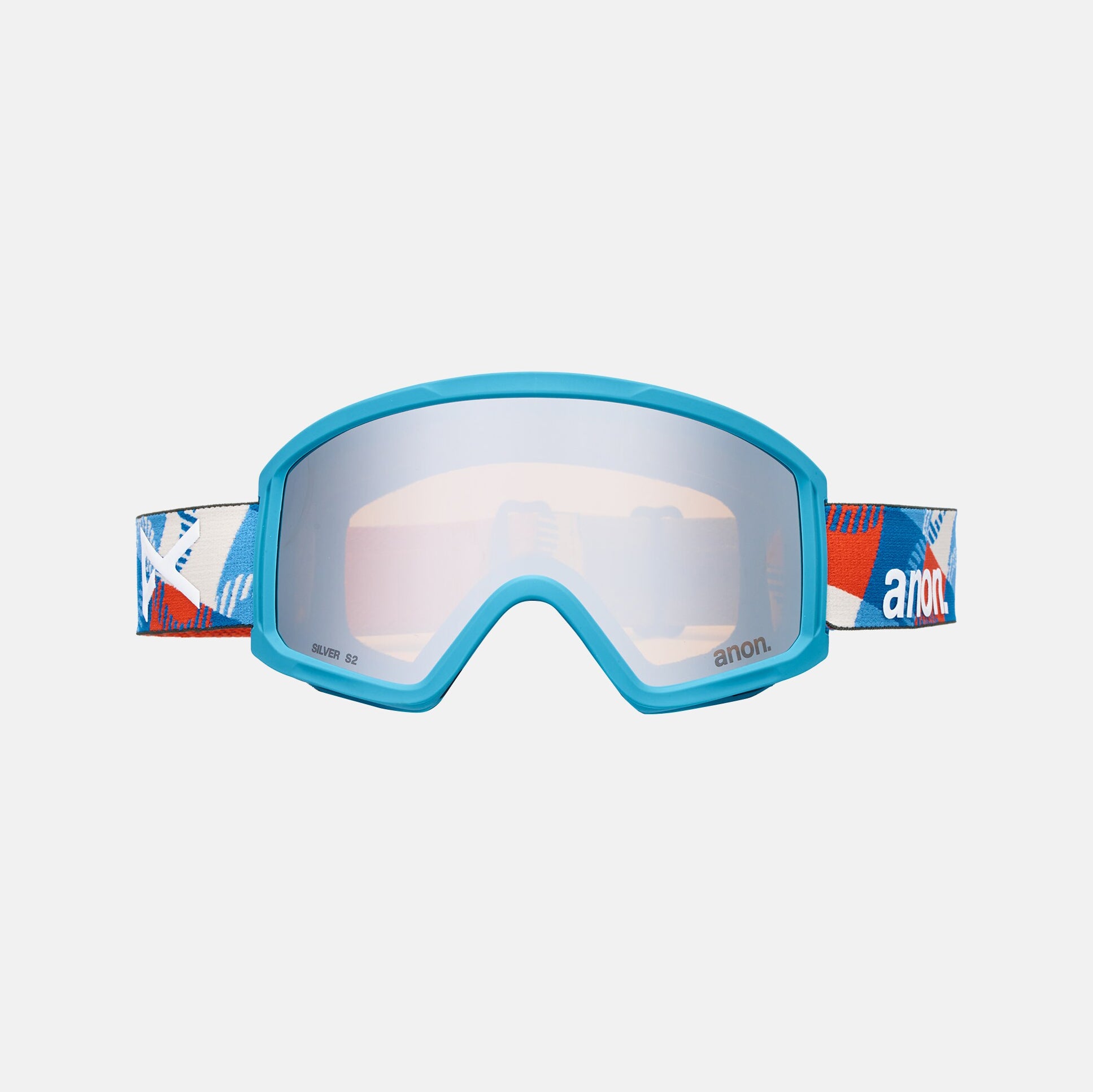 Boys & Girls Light Blue "Anon Tracker 2.0" Ski Goggles & Face Mask Set