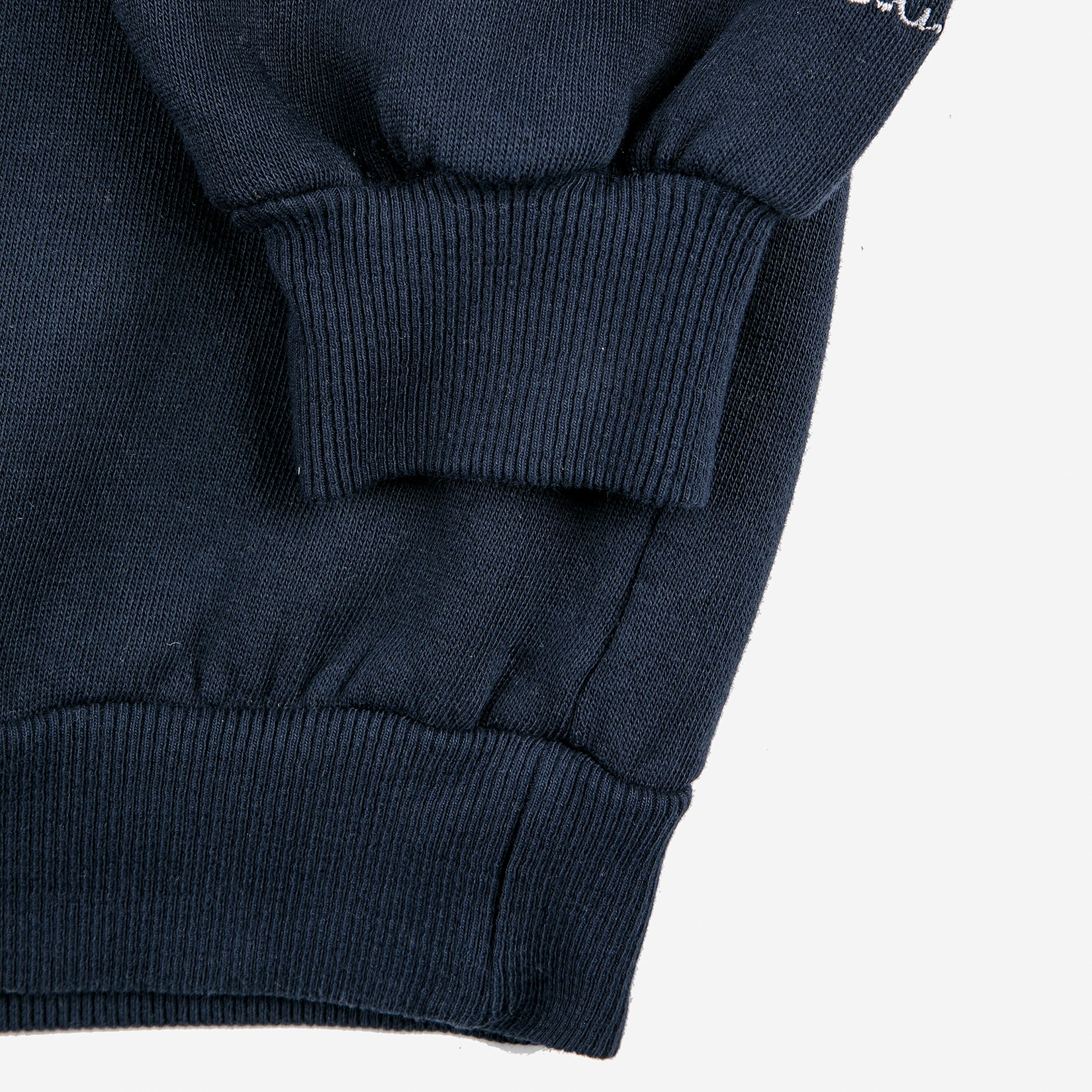 Boys & Girls Navy Logo Cotton Sweatshirt