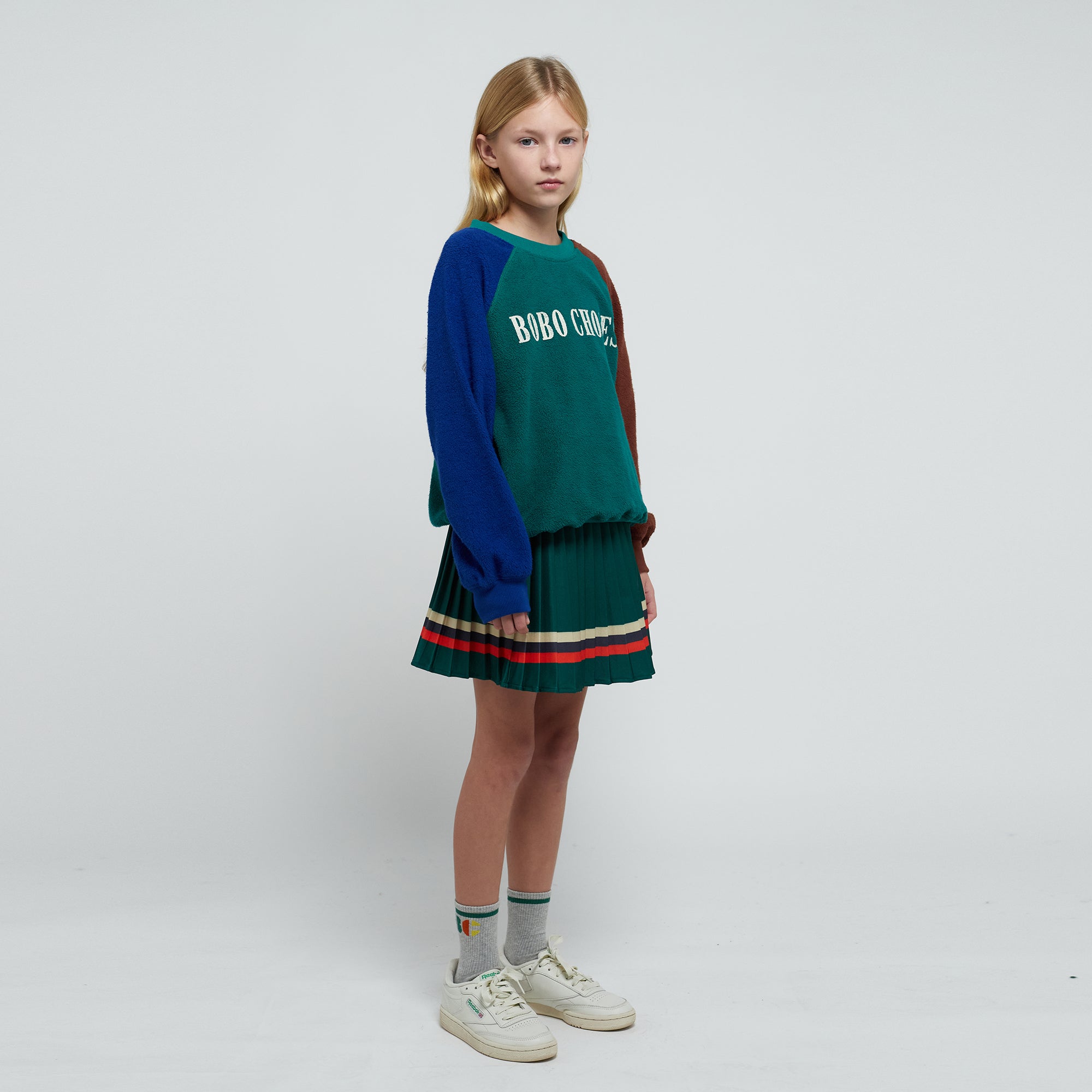 Boys & Girls Green Logo Fleece Sweatshirt