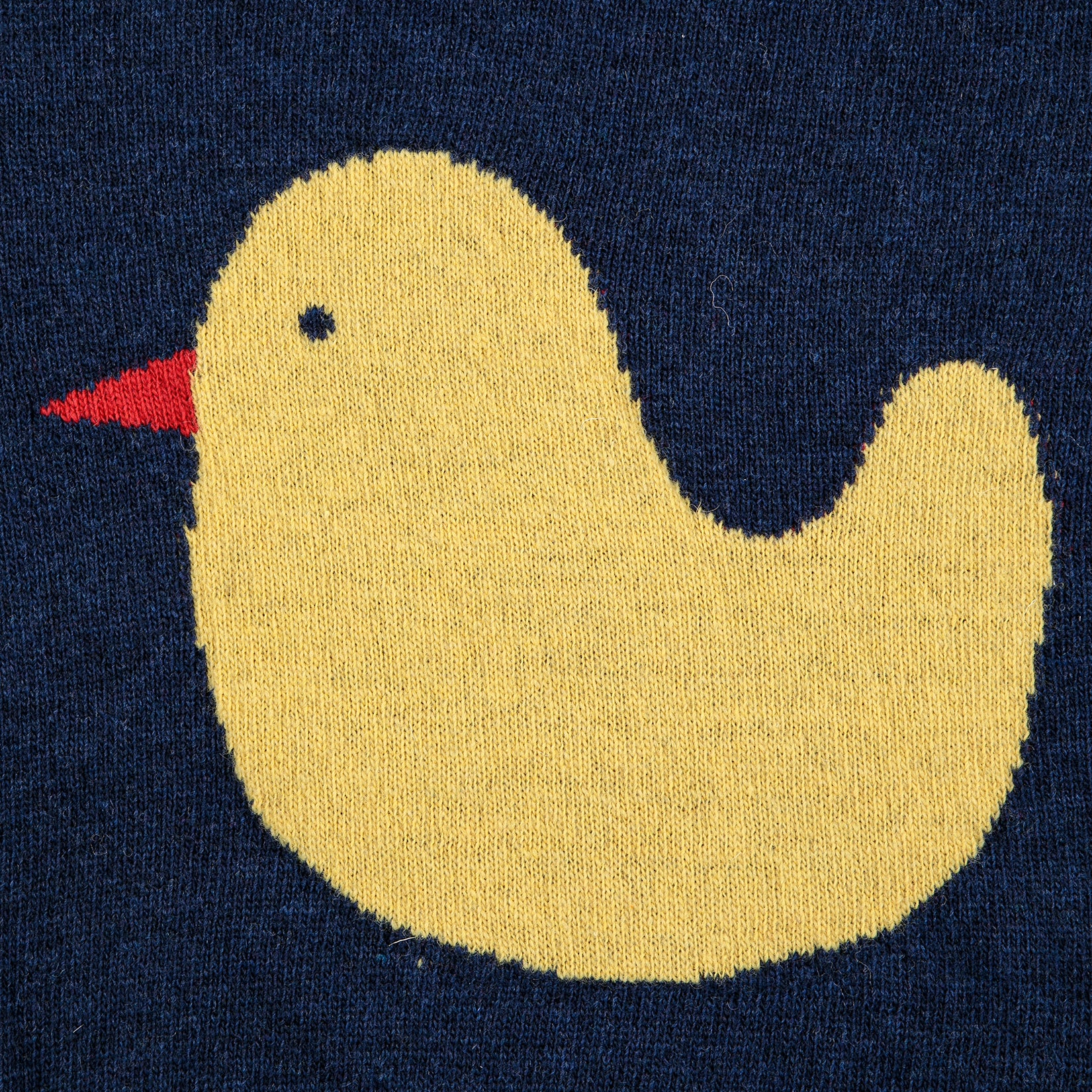 Boys & Girls Navy Duck Wool Sweater