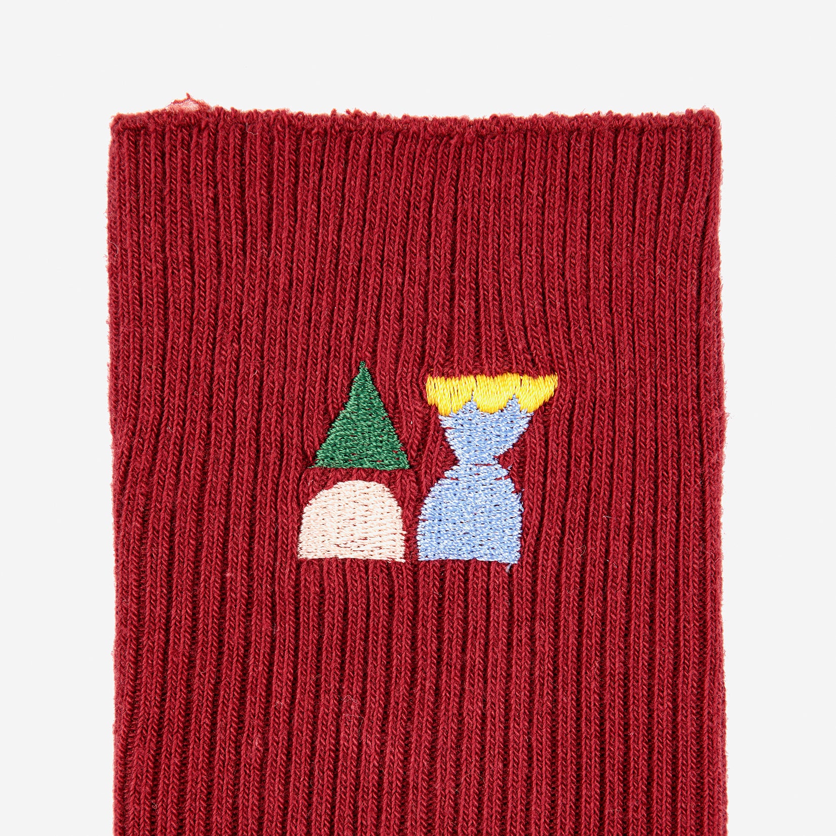 Boys & Girls Red Cotton Socks
