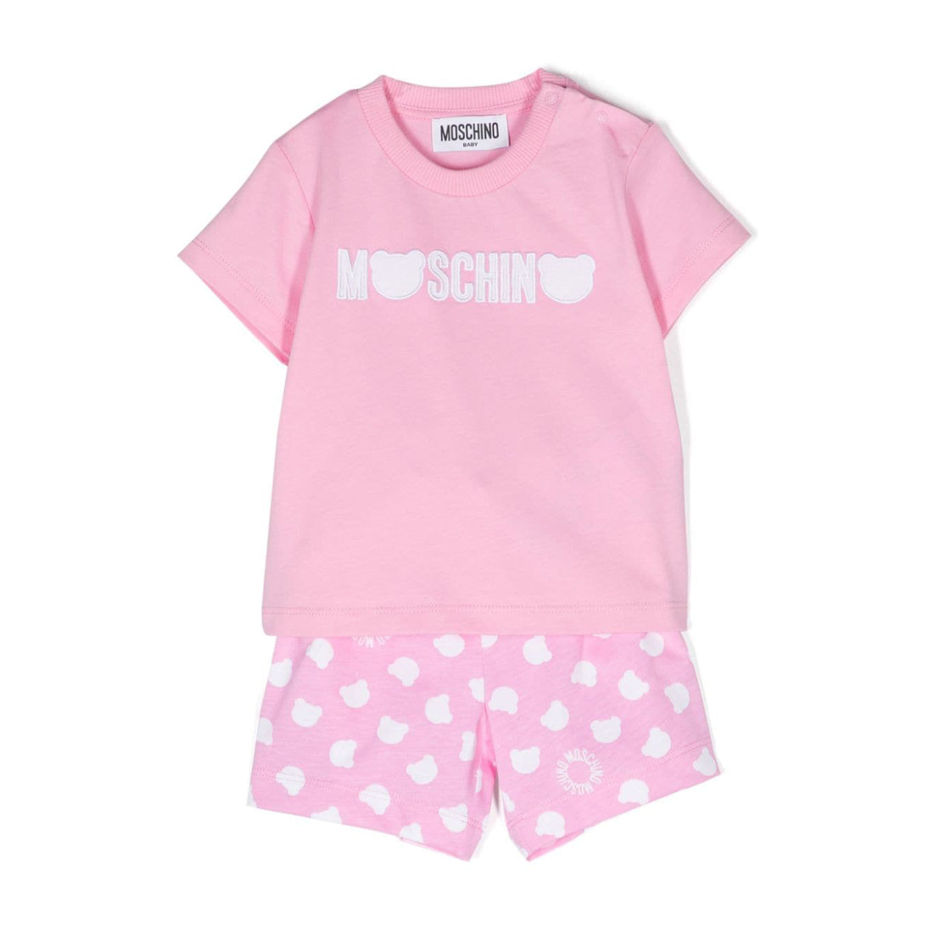Baby Boys & Girls Pink Cotton Set