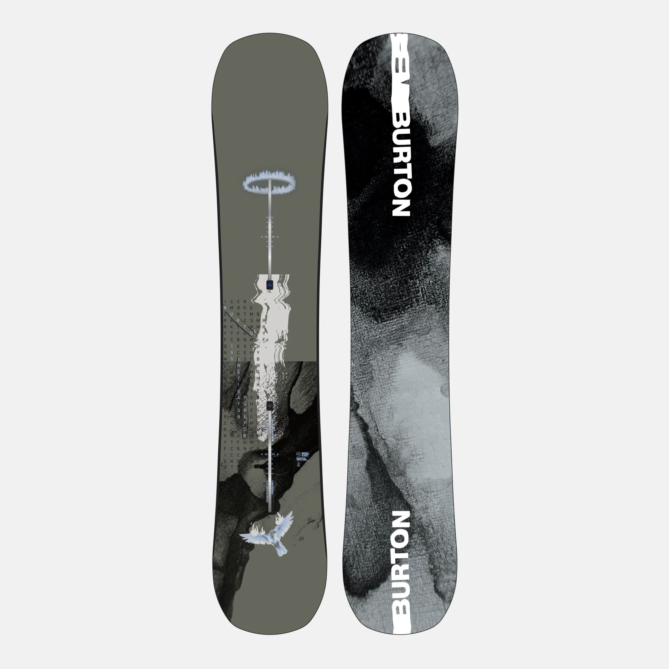 Adult Black Instigator PurePop Camber Snowboard