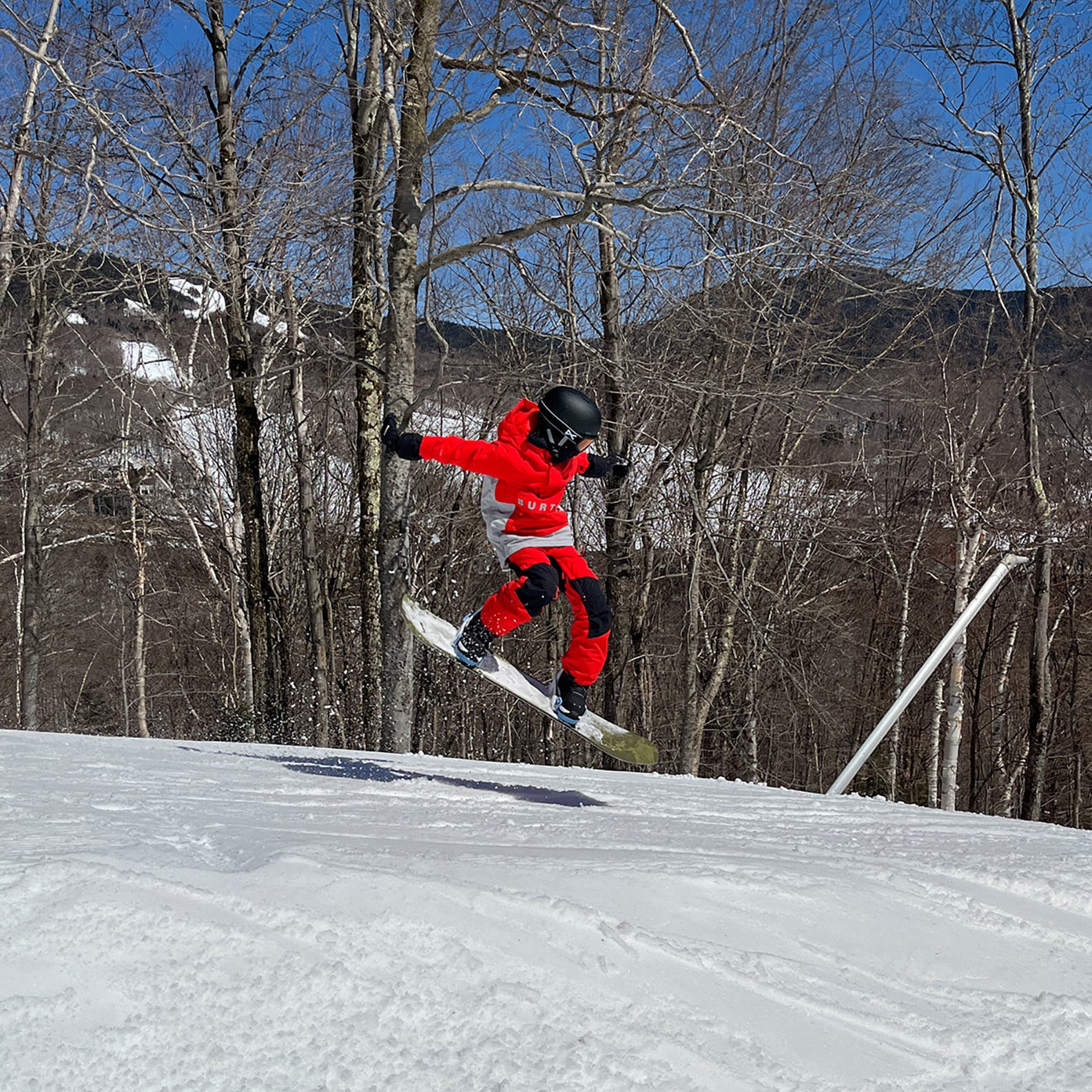 Boys & Girls Red Frostner 2L Hooded Ski Jacket