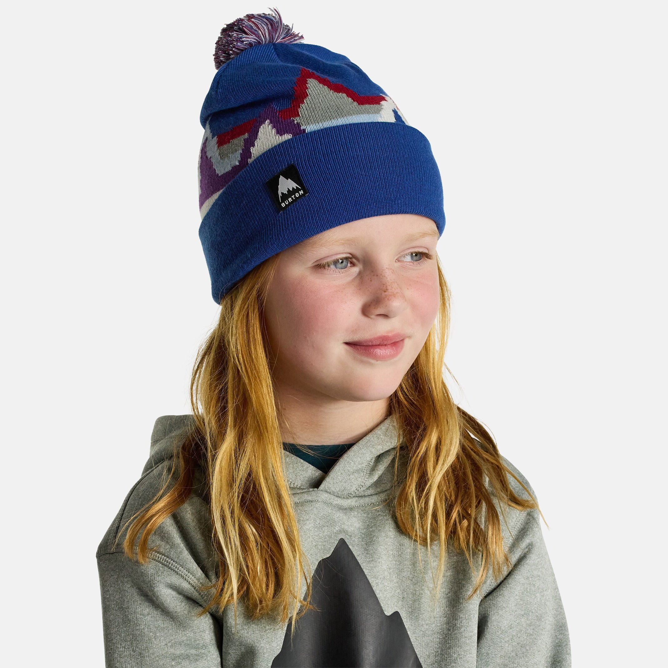 Boys & Girls Blue Knit Hat