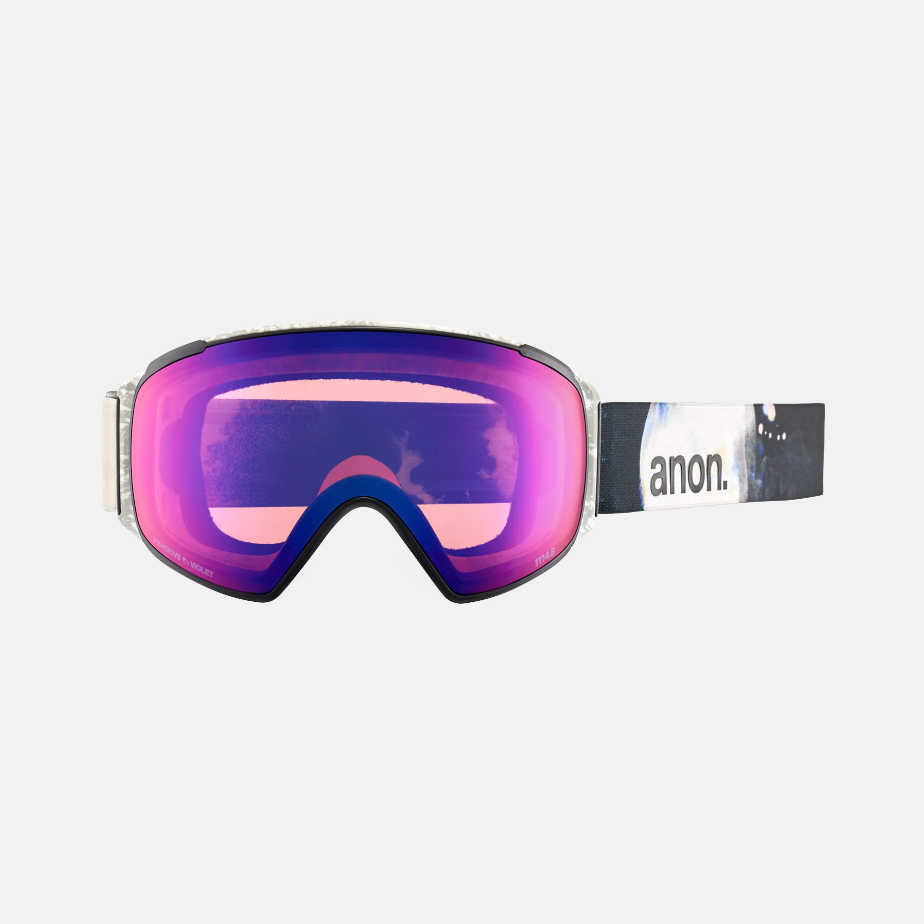 Boys & Girls White Ski Sunglasses & Warmer Hat Set(ANON M4S)