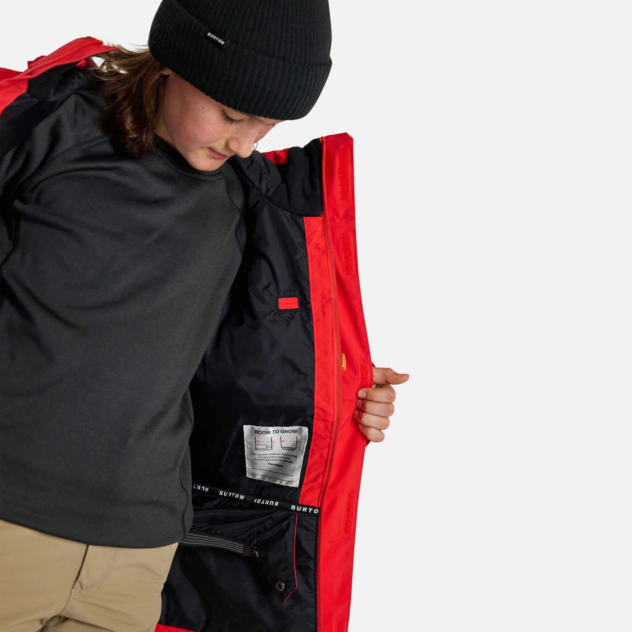 Boys & Girls Red Snow Jacket