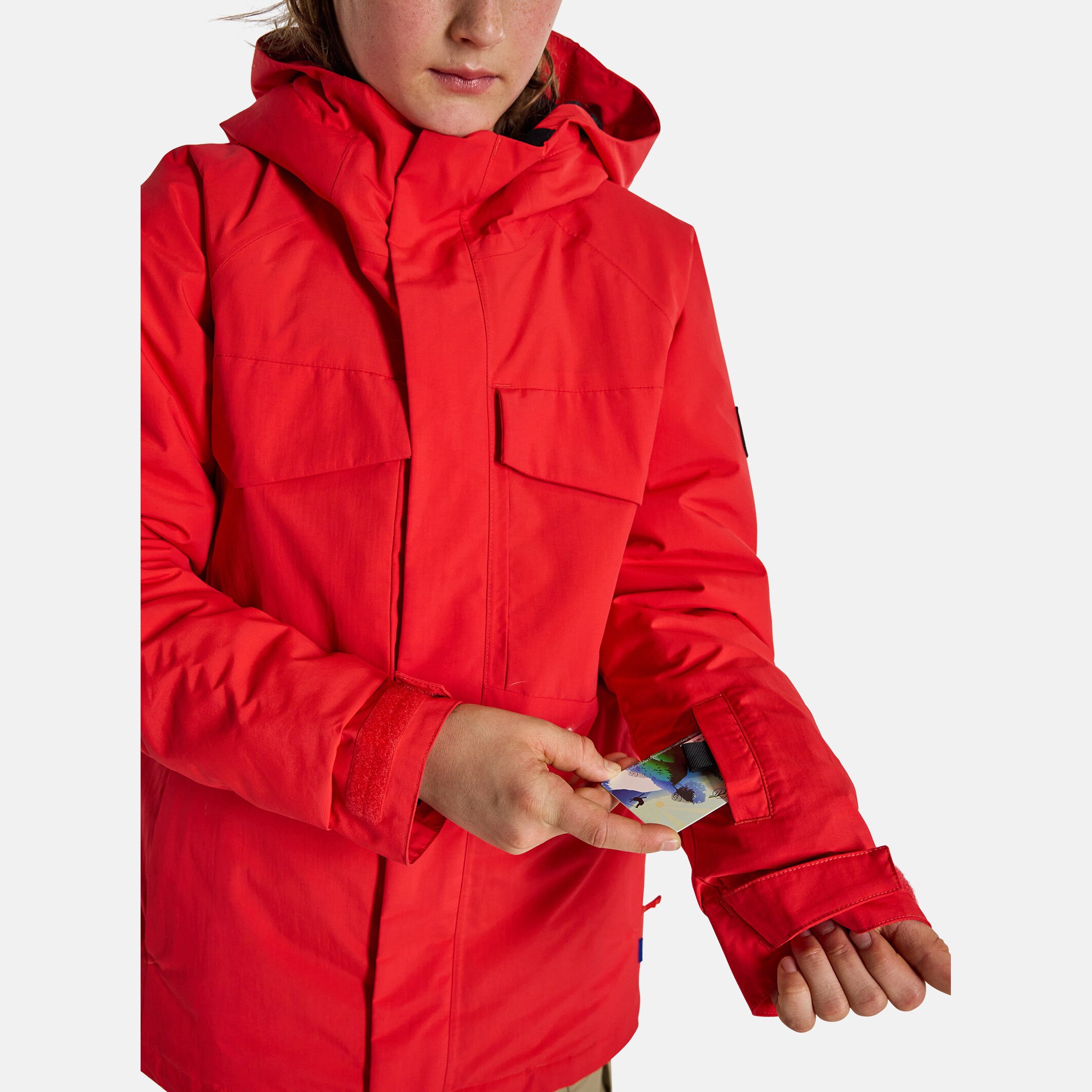Boys & Girls Red Snow Jacket