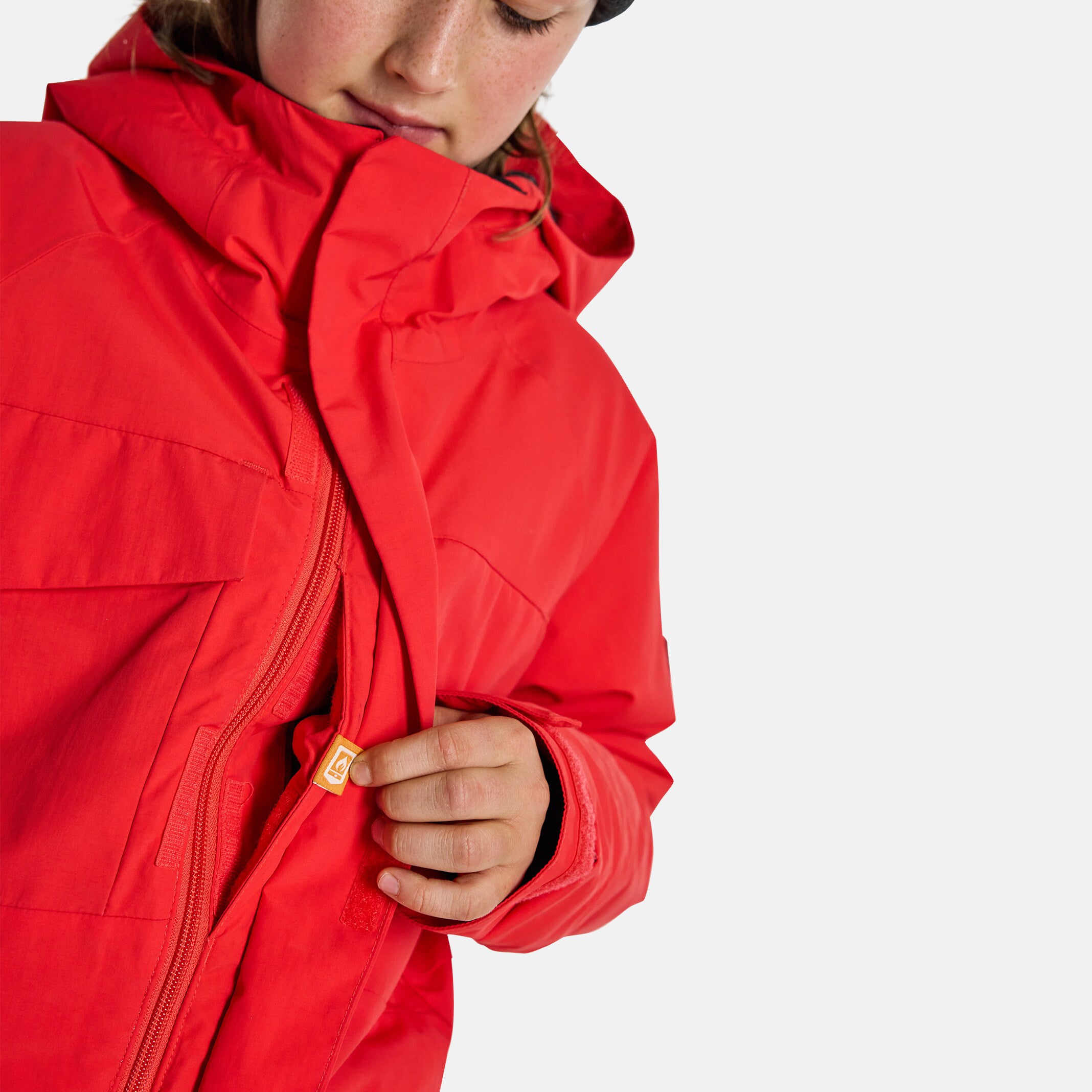 Boys & Girls Red Snow Jacket