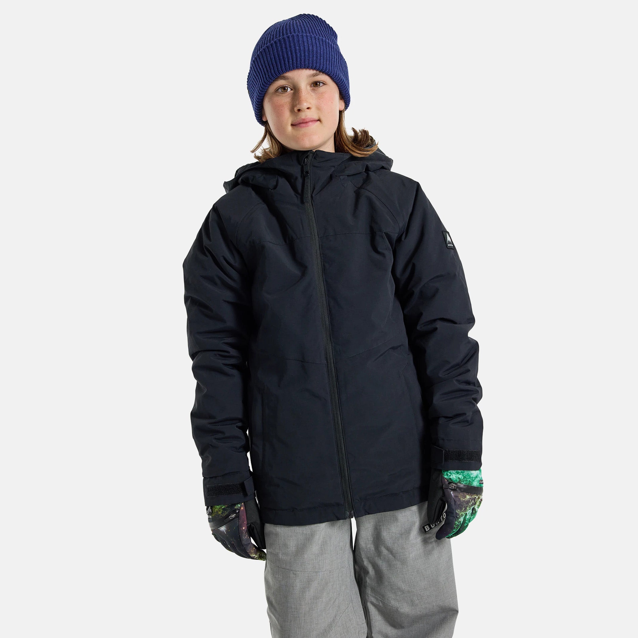 Boys & Girls Black Snow Jacket