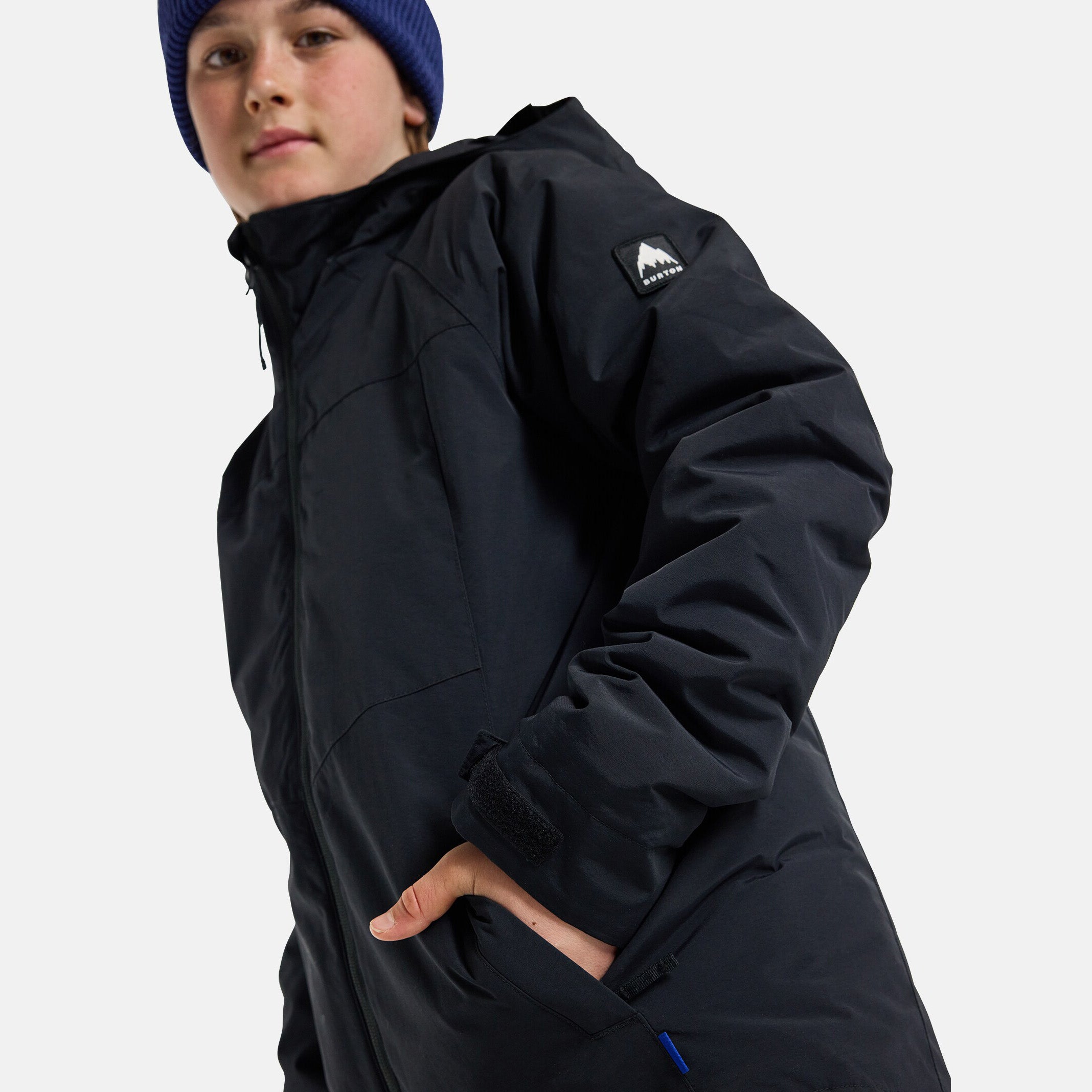Boys & Girls Black Snow Jacket
