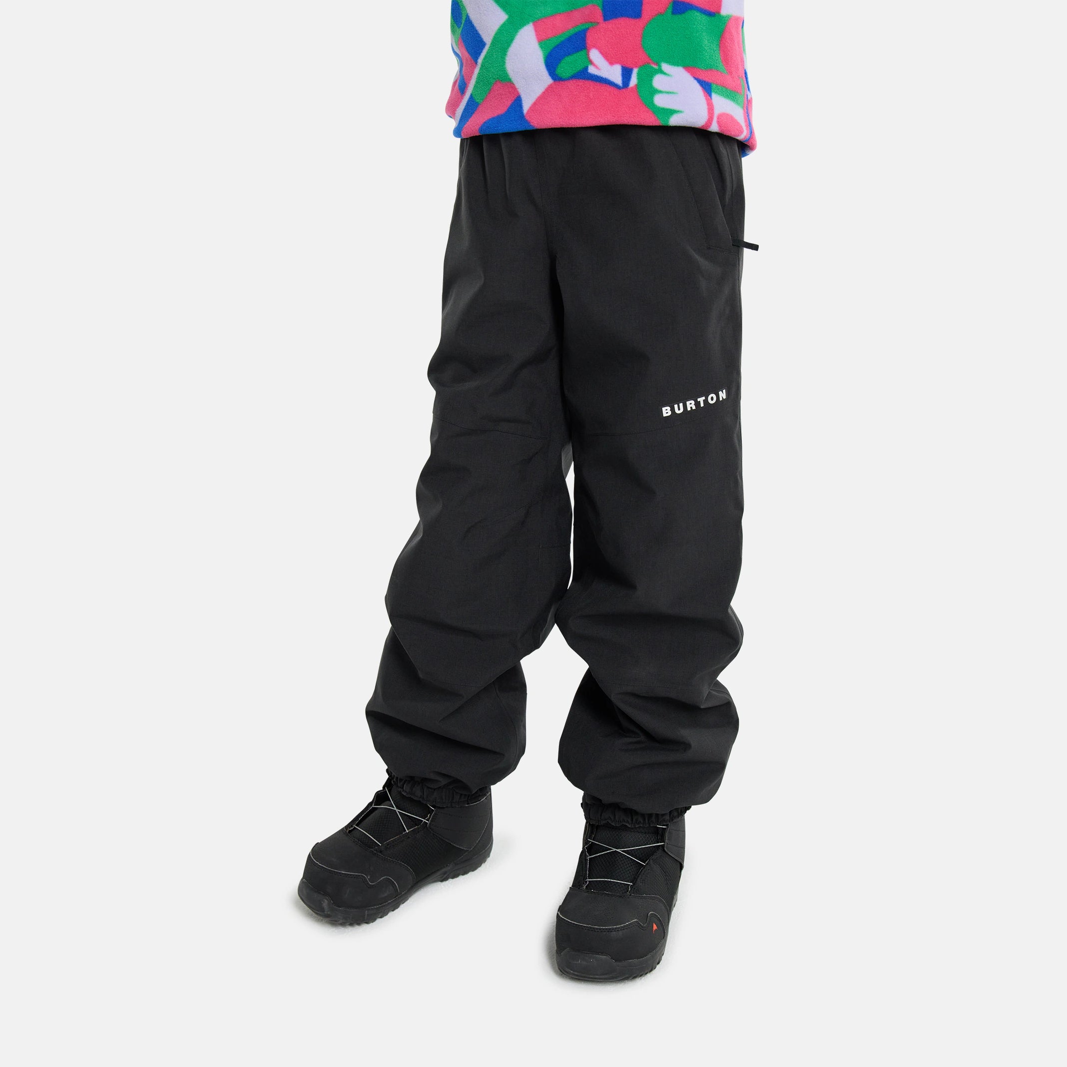 Boys & Girls Black Snow Trousers