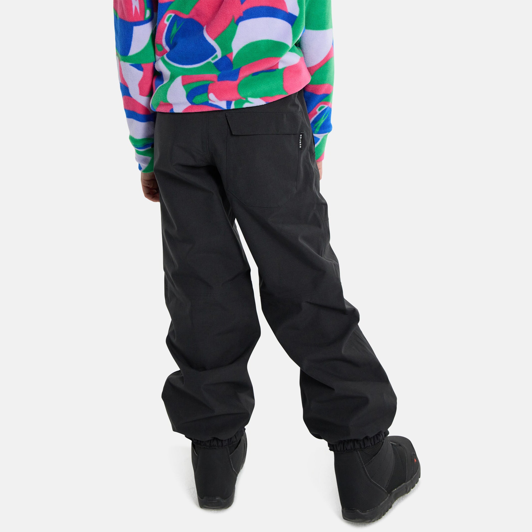 Boys & Girls Black Snow Trousers