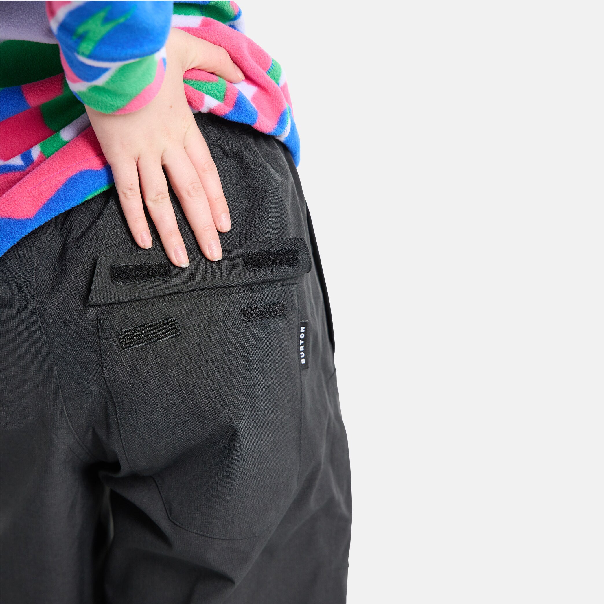 Boys & Girls Black Snow Trousers