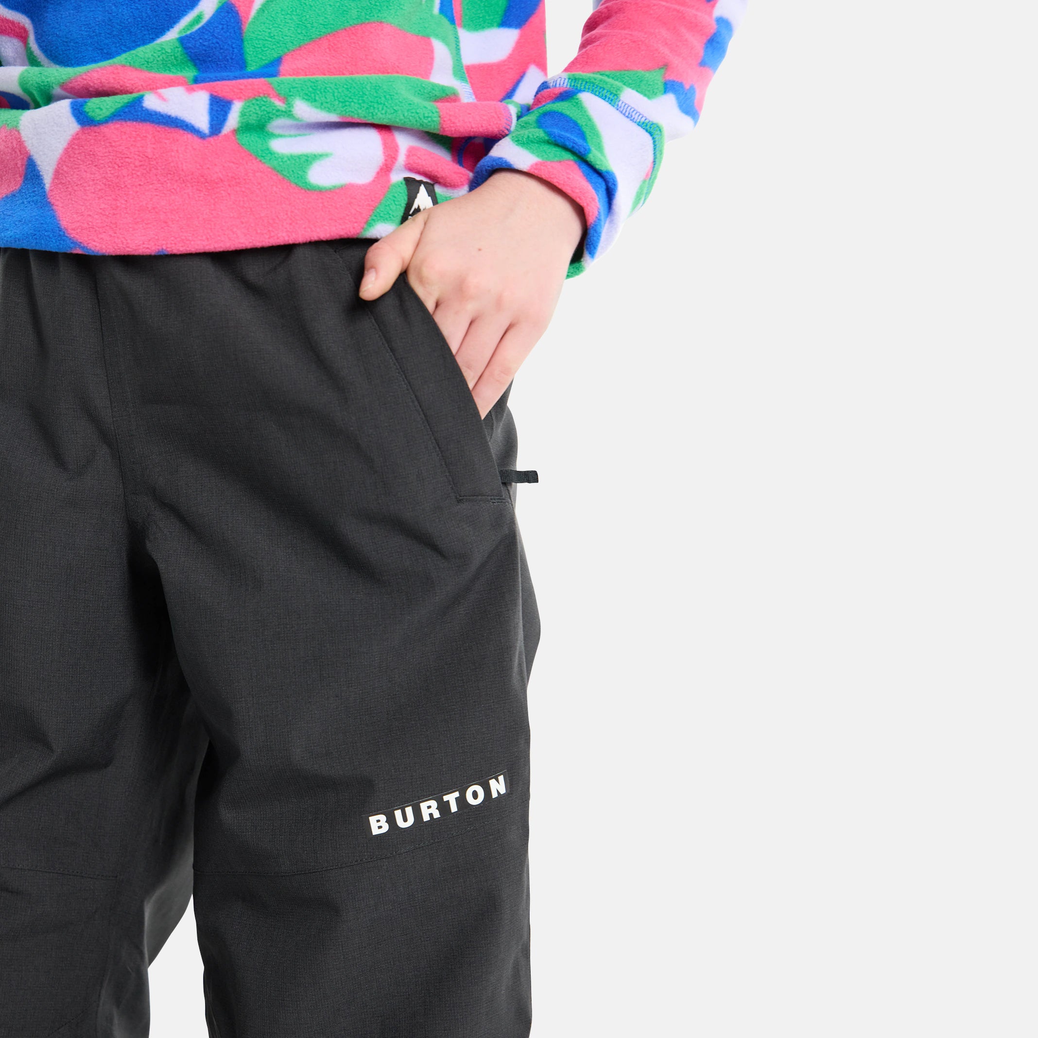Boys & Girls Black Snow Trousers