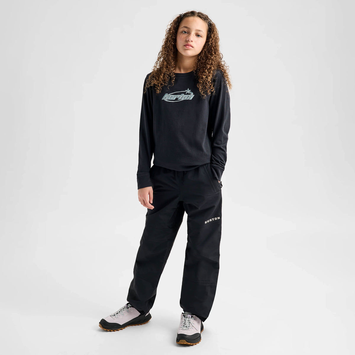Boys & Girls Black "Melter Plus 2L" Ski Trousers
