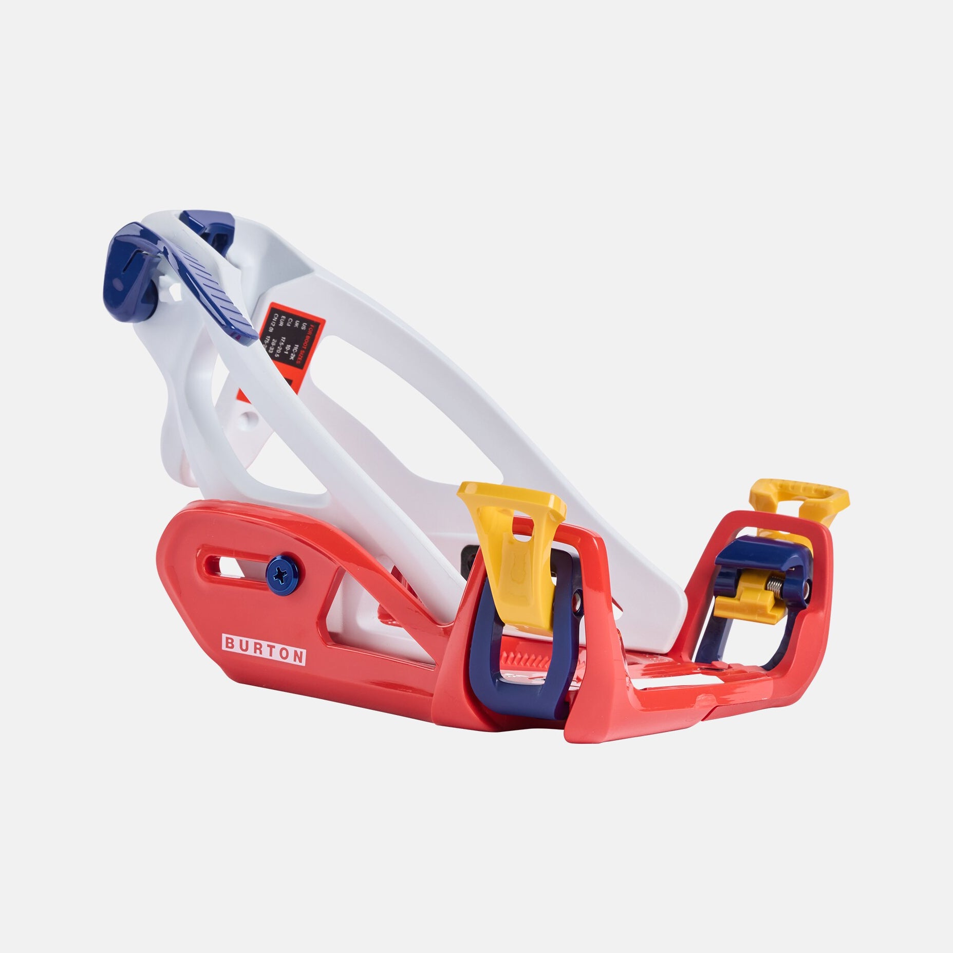 Boys & Girls Multicolor "STEP ON" Snowboard Bindings