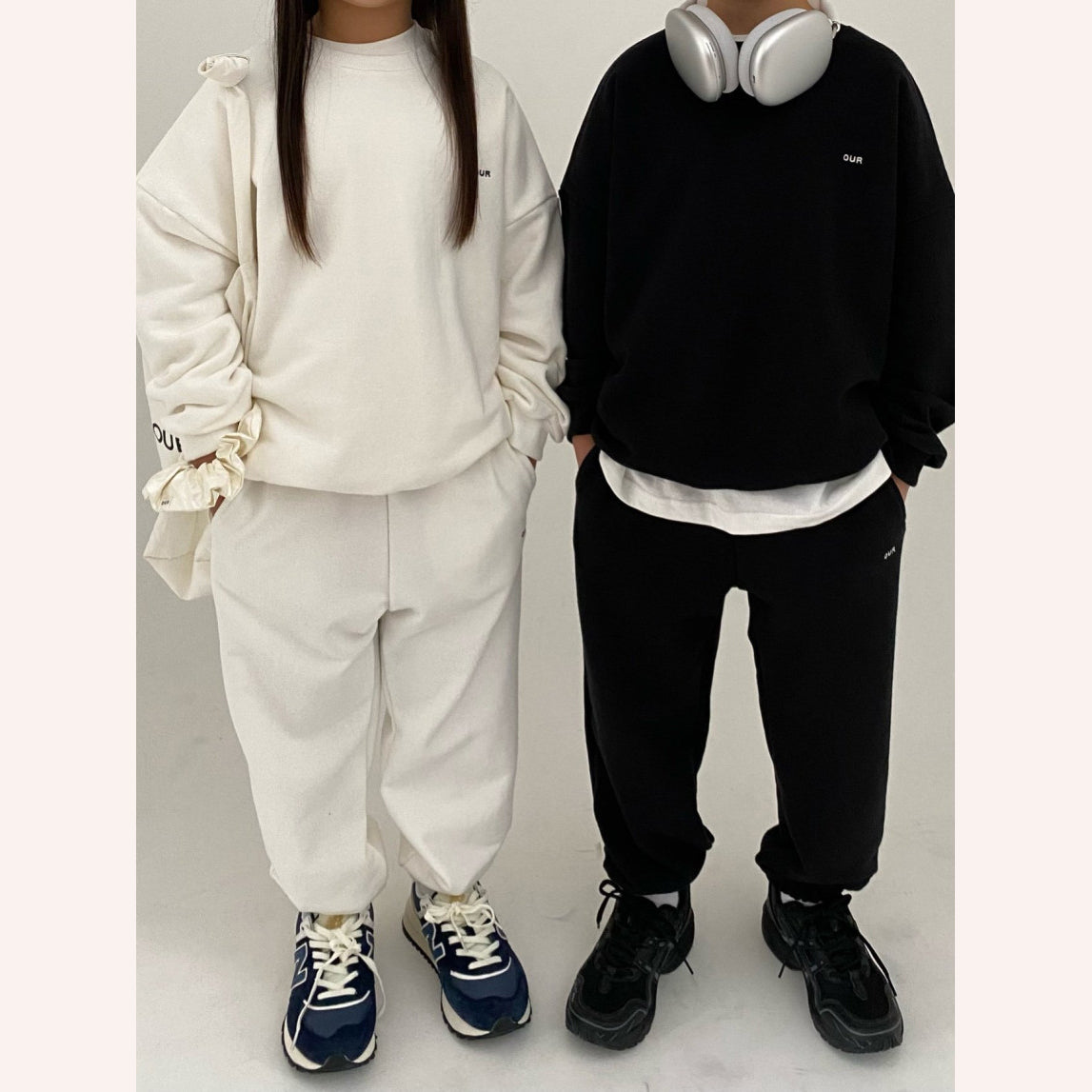 Boys & Girls Ivory Cotton Set