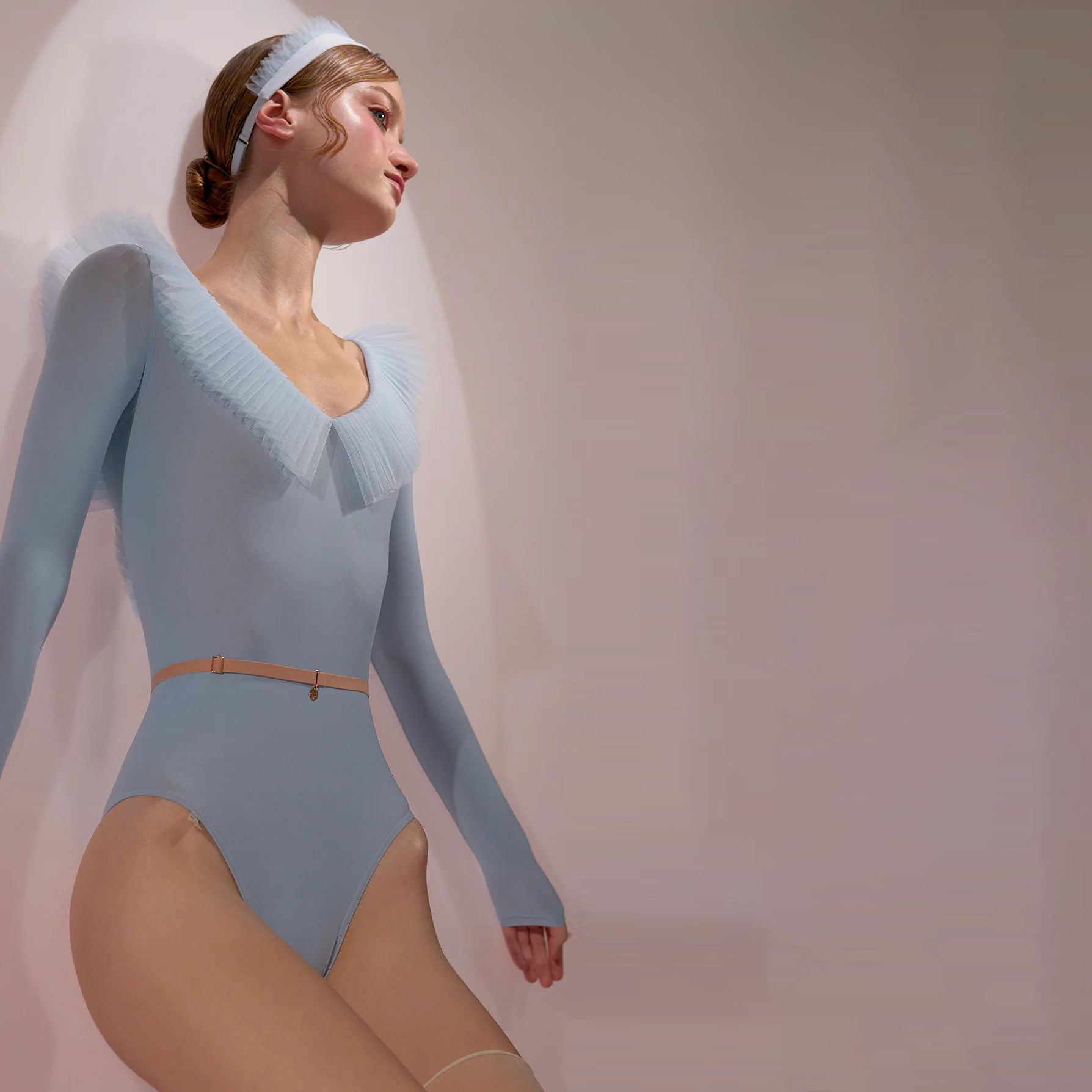 Women Light Blue'GRAND'Ballet Onesies(242LE83PV/baby blue)