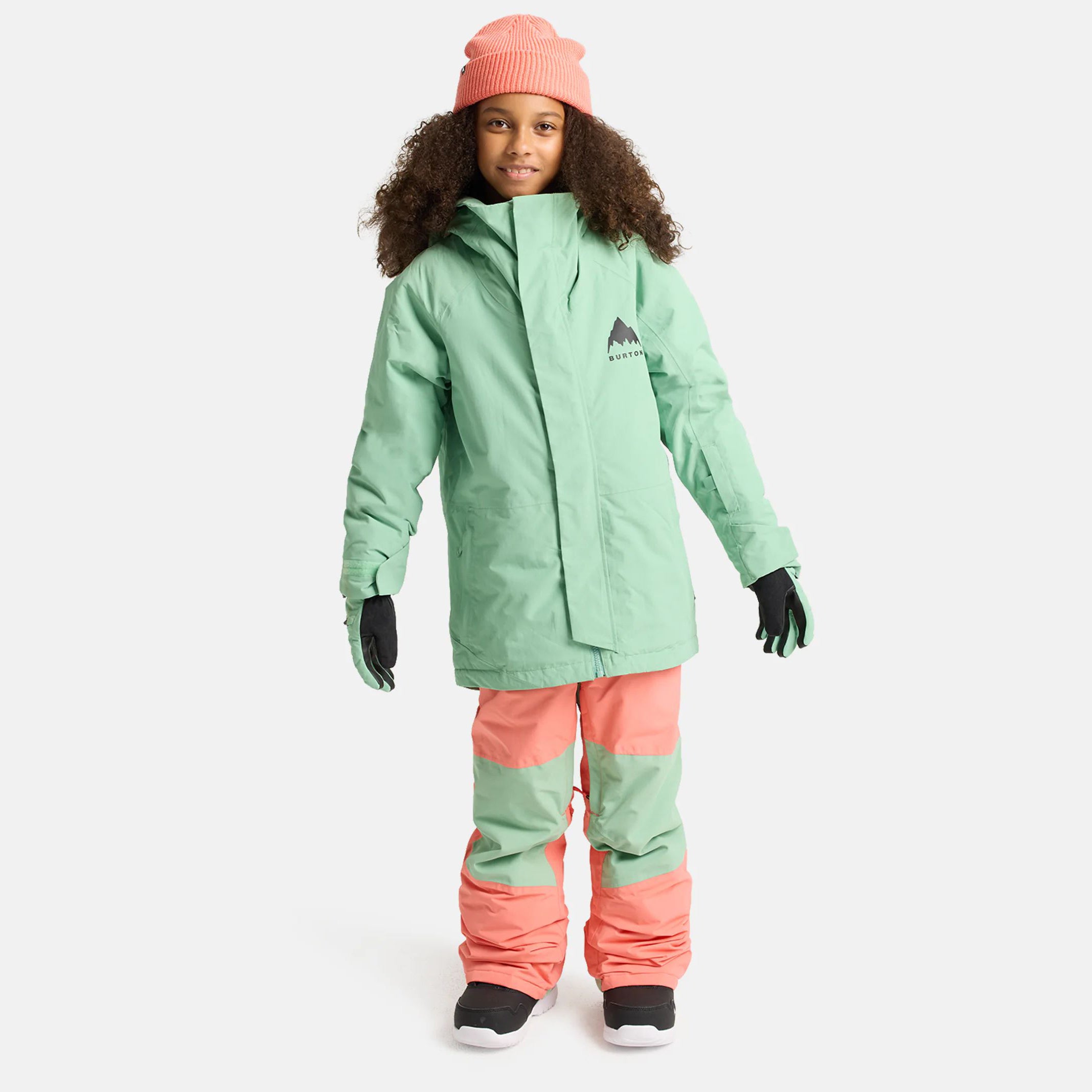Boys & Girls Light Green Skimmer 2L Ski Jacket