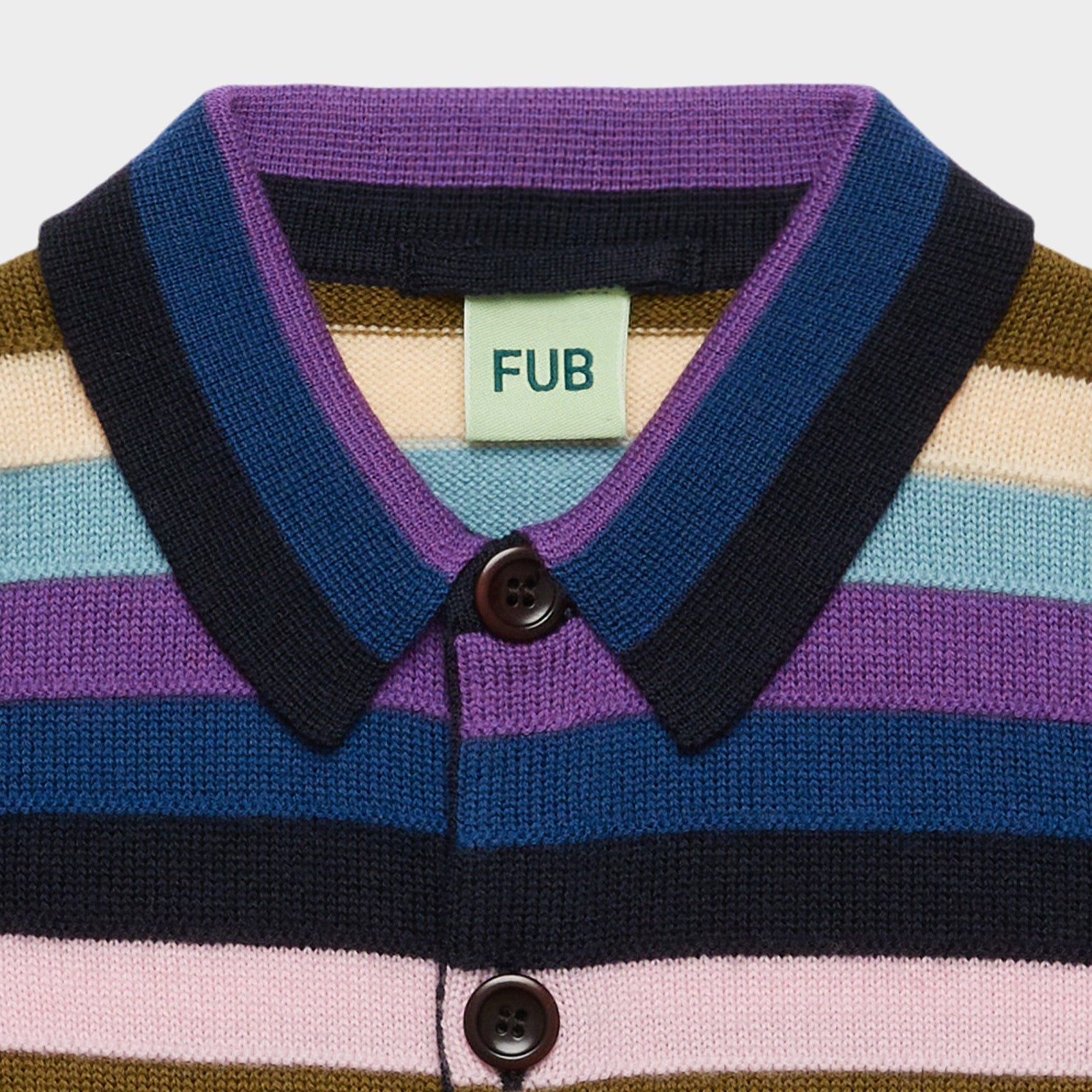 Boys & Girls Multicolor Stripes Wool Jacket