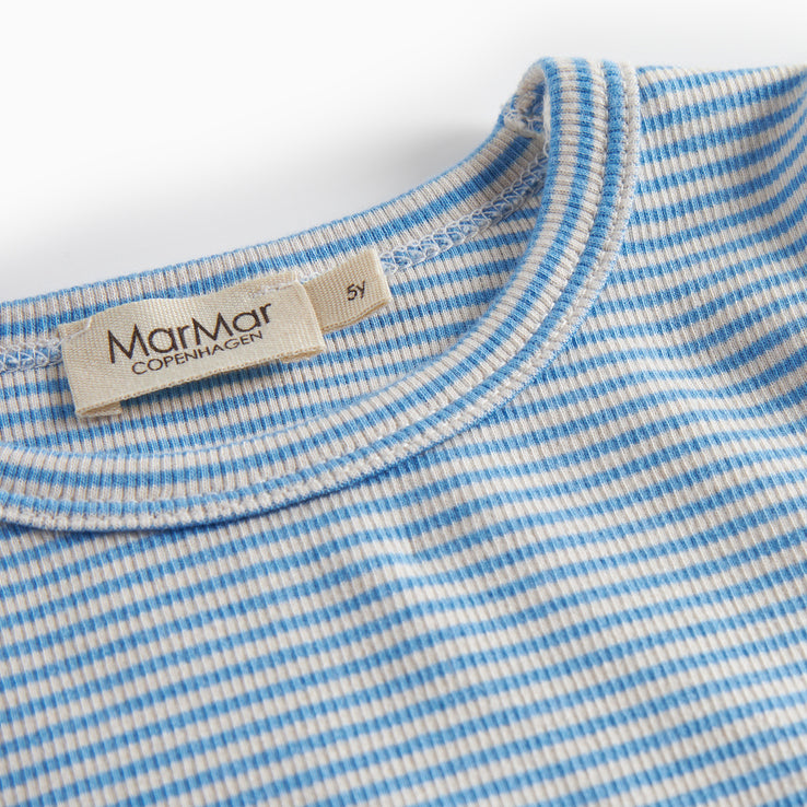 Boys & Girls Blue Stripes T-Shirt