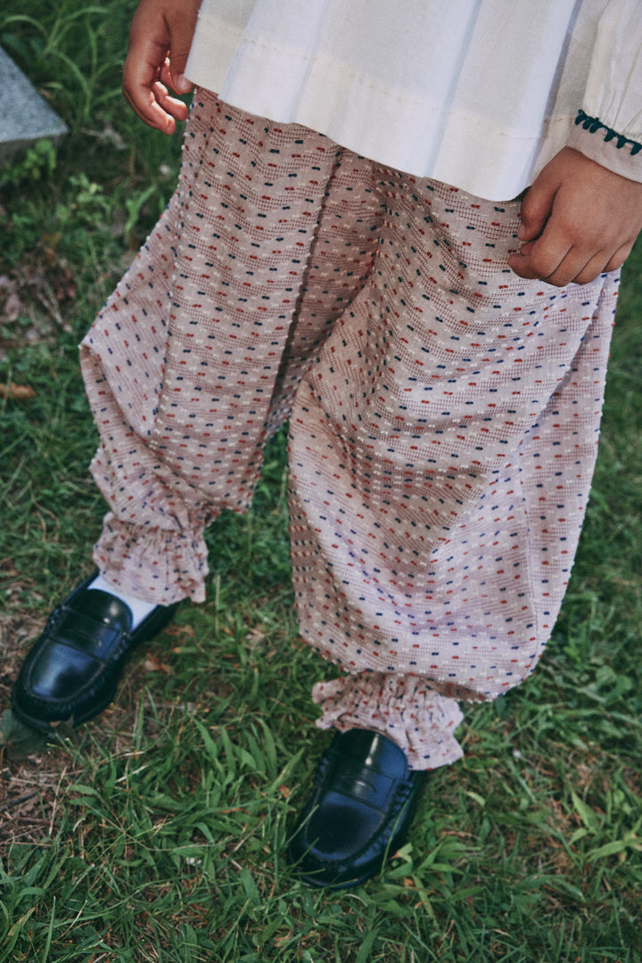Girls Pink Cotton Trousers