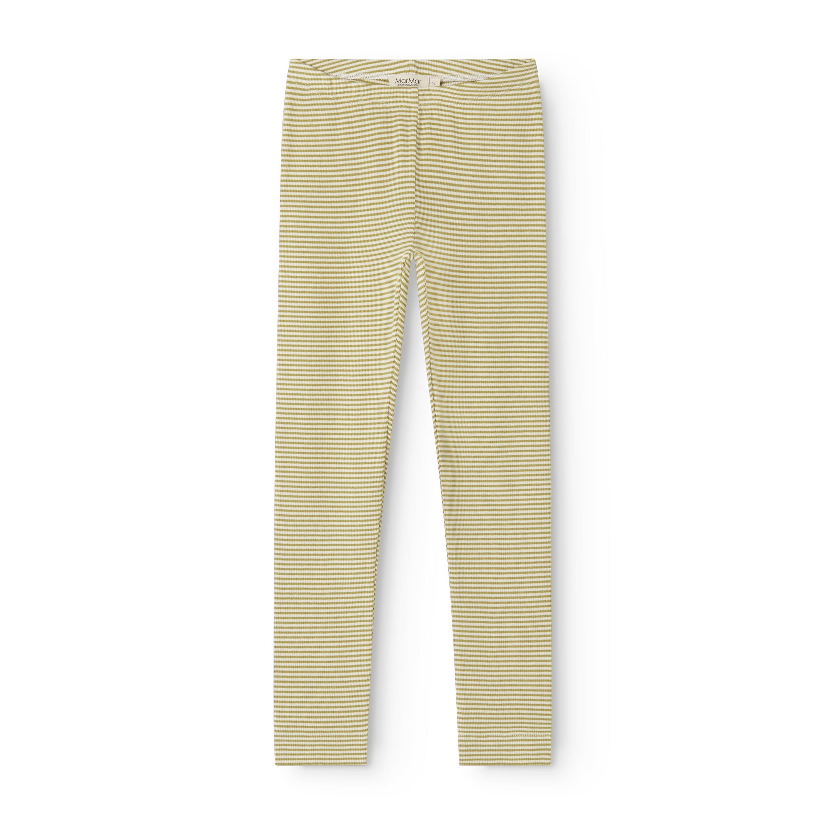 Boys & Girls Olive Stripes Leggings